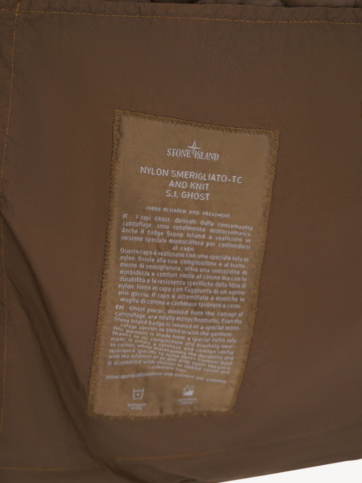 Stone Island Nylon Smerigliato S.I. Ghost Jack - Legergroen
