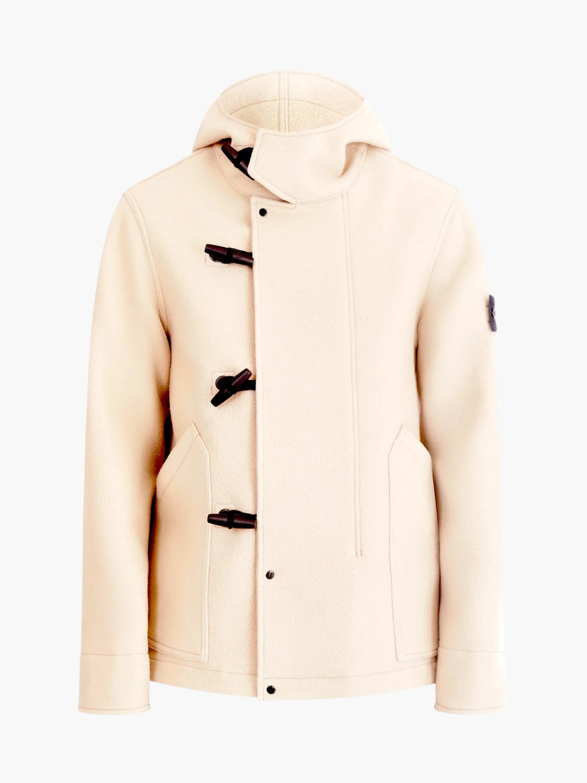 Stone Island Heavy Melton Korte Parka - Beige