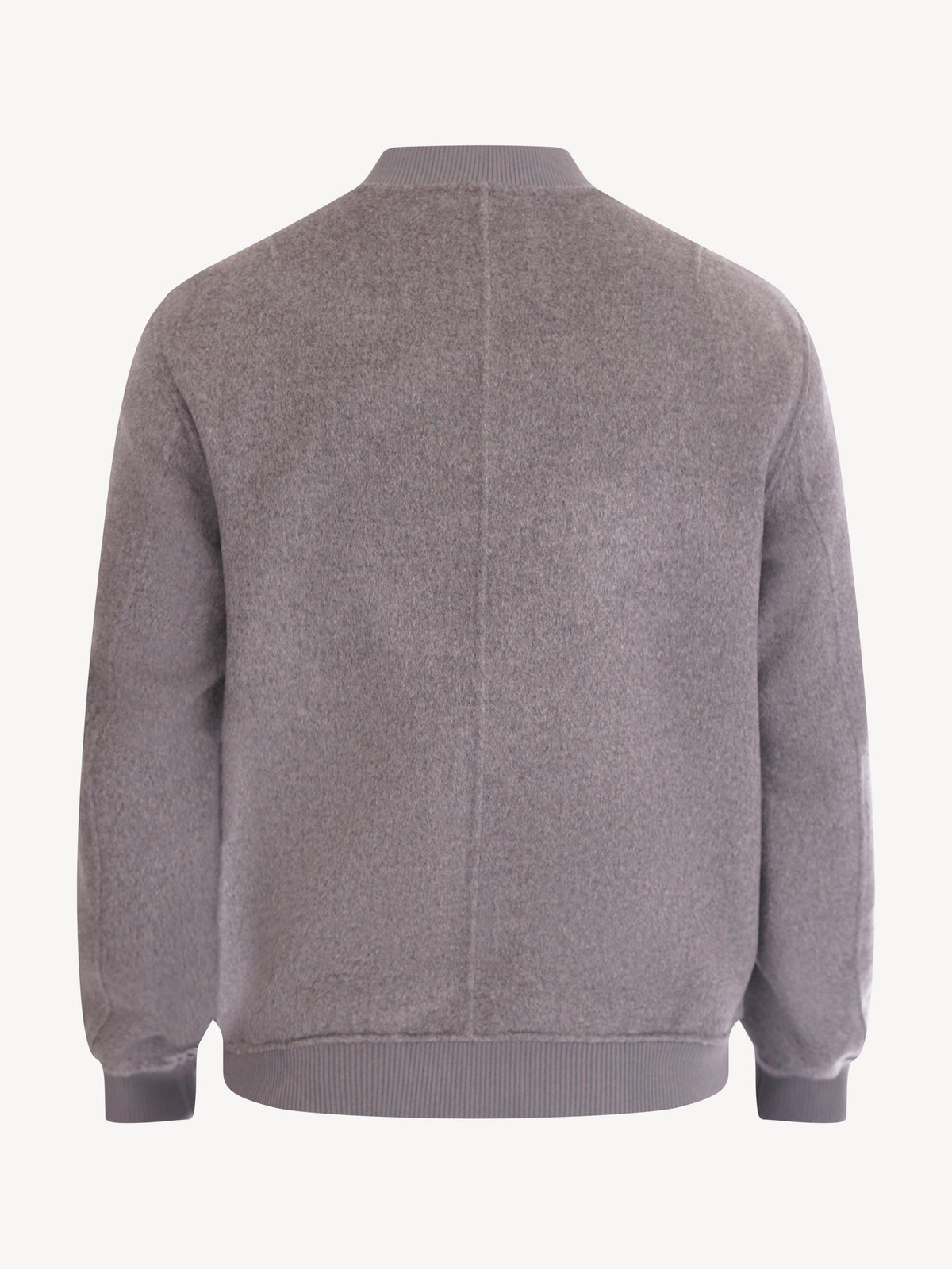 Amaránto Bomber jack in Wol en Cashmere - Grijs