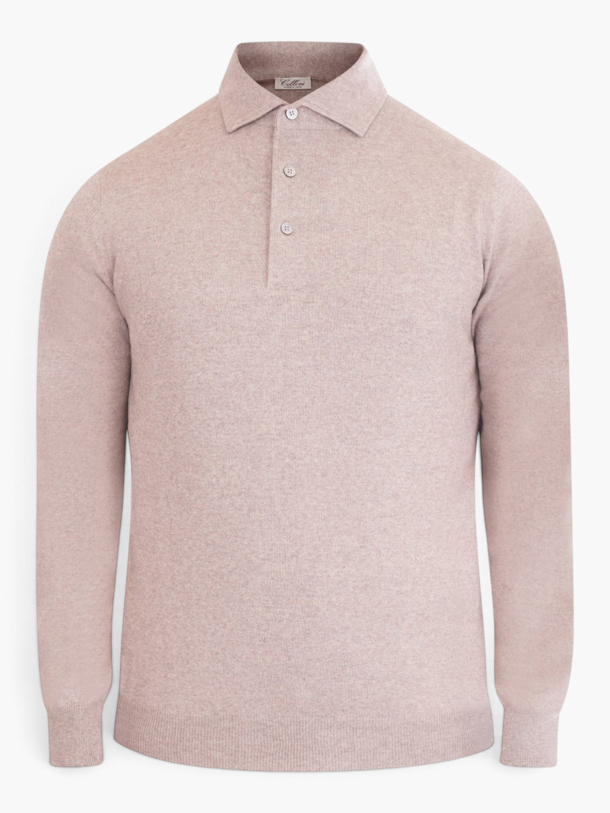 Cellini Long sleeve polo - Beige
