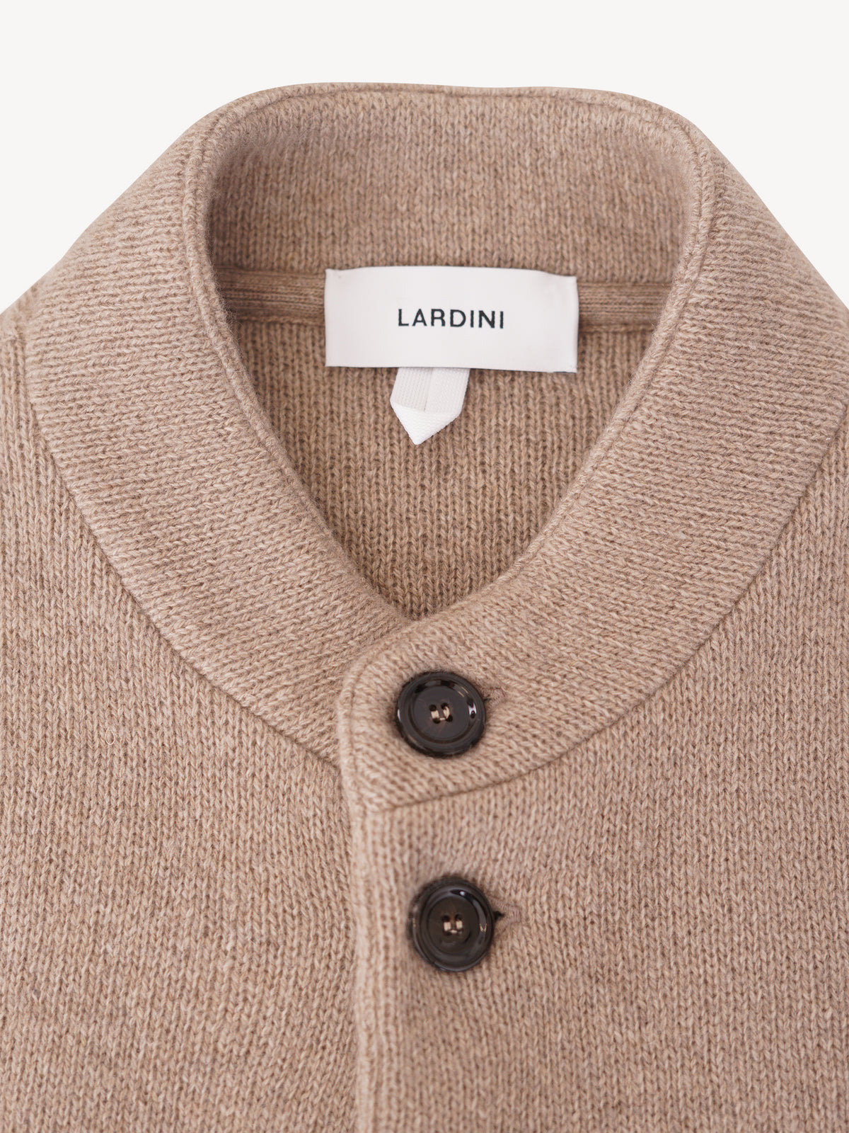 Man Knitted Jacket - Beige