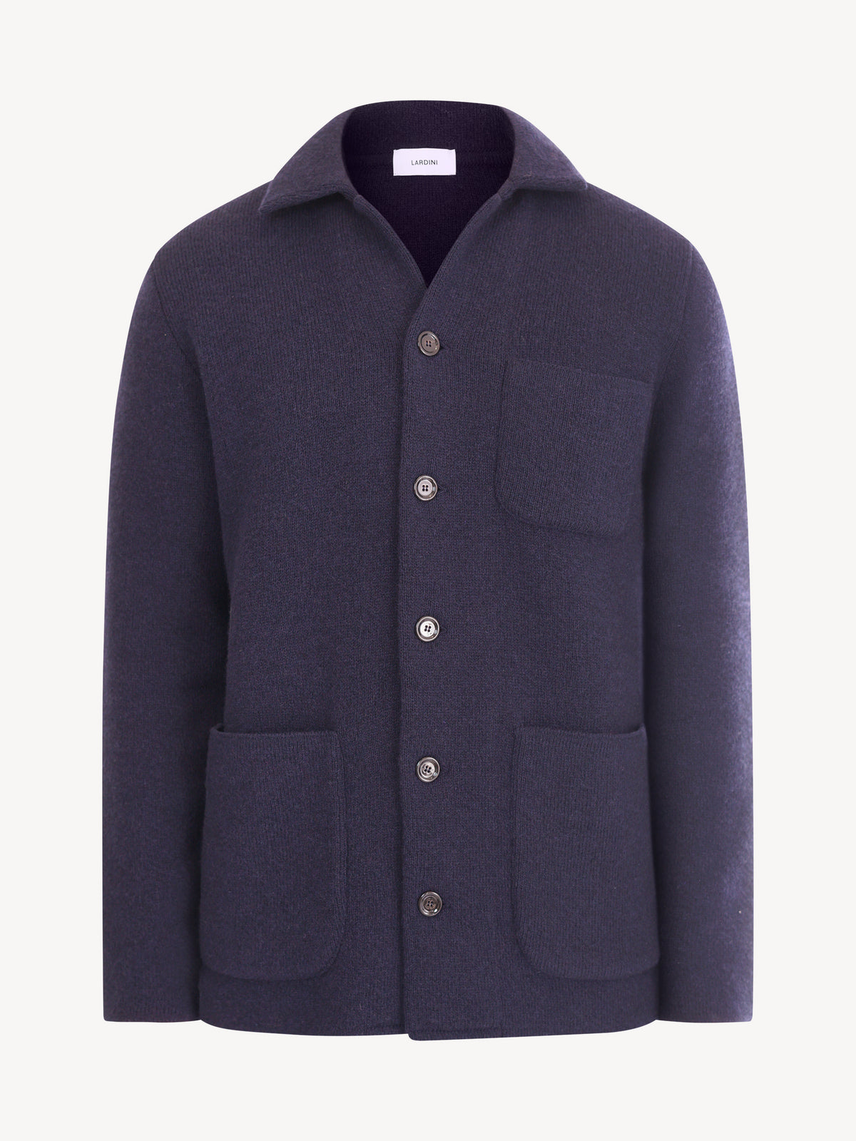 Lardini - Man Knitted Jacket - Blauw