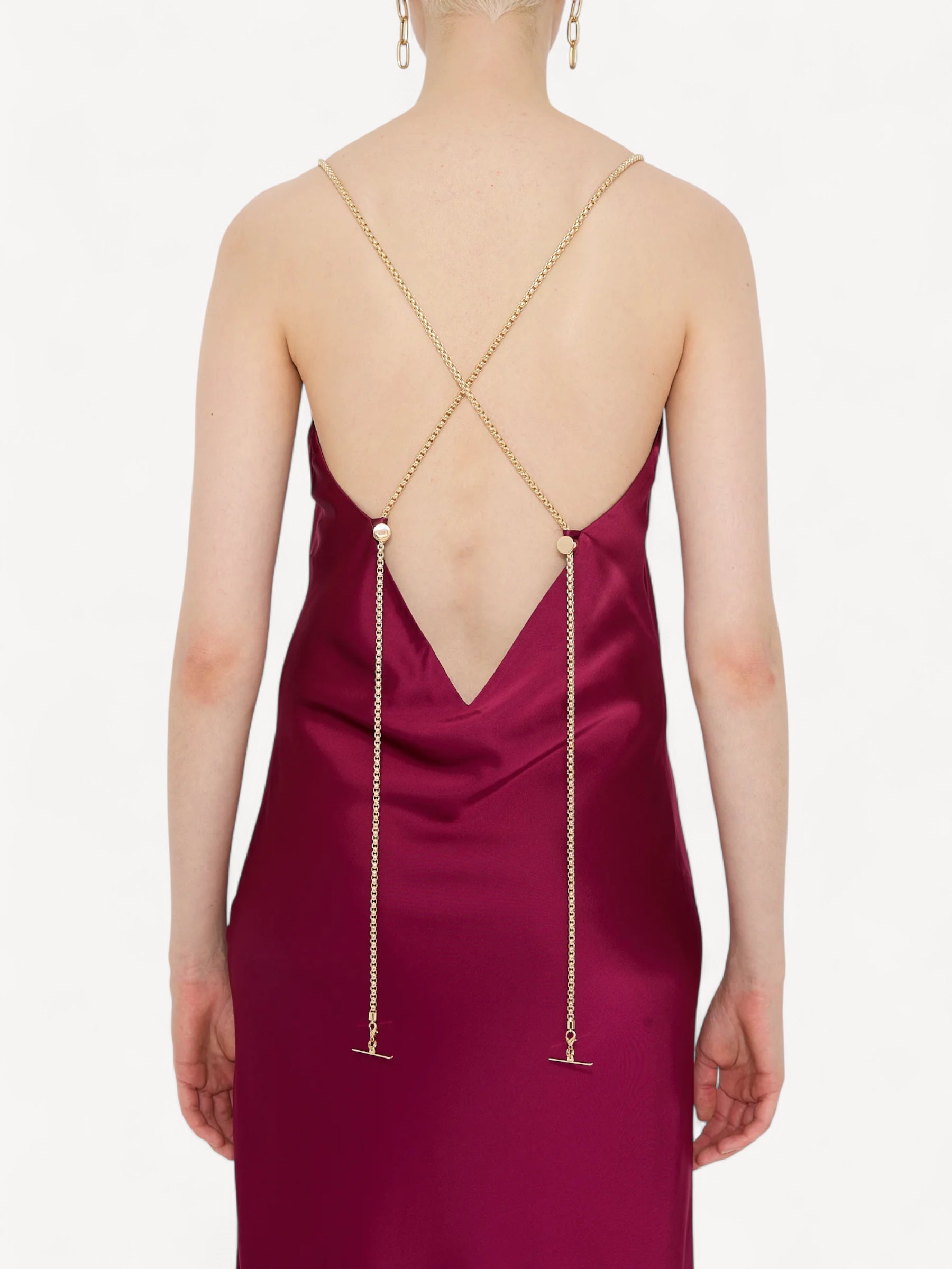 Selena Dress - Cherry Wine