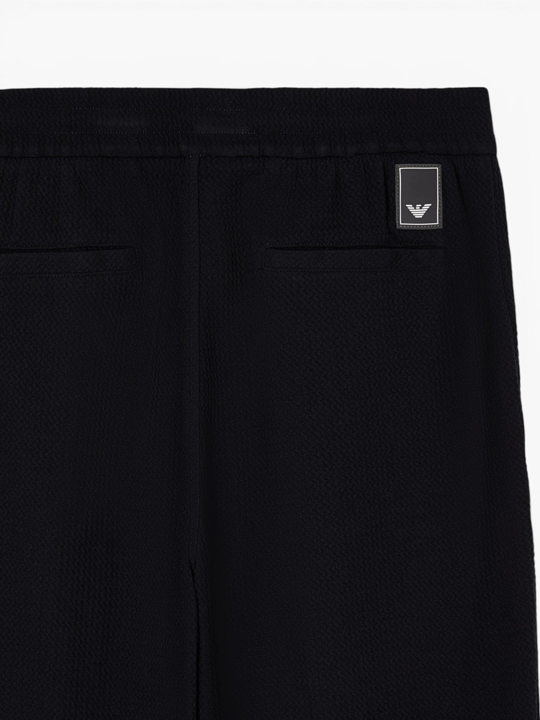 Travel Essential embossed jersey joggers - Donkerblauw