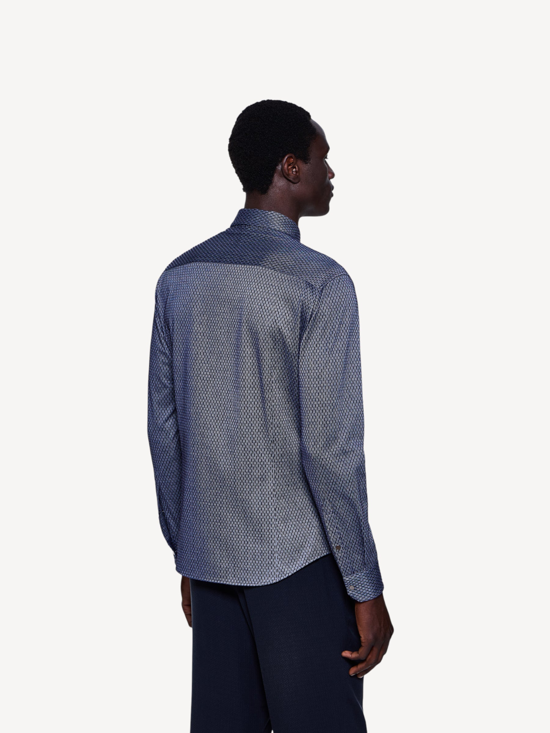 Zip Shirt Jacket - Blue