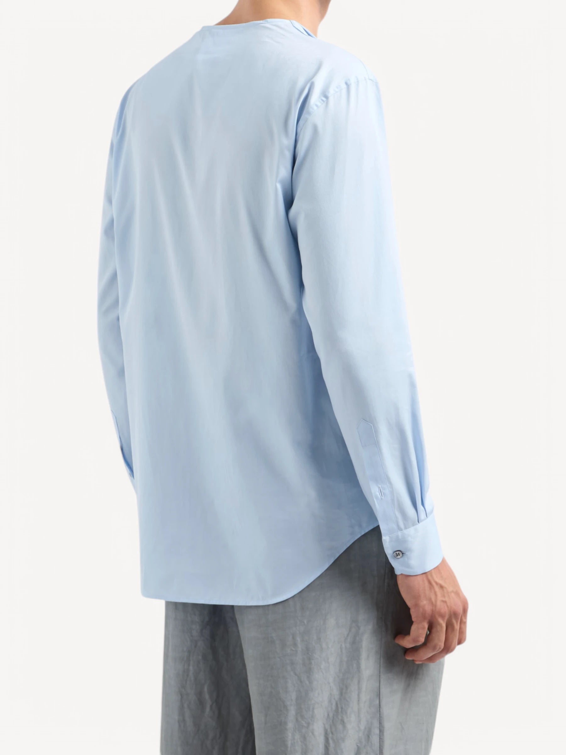 Cotton Twill Polo Shirt - Zen Blue