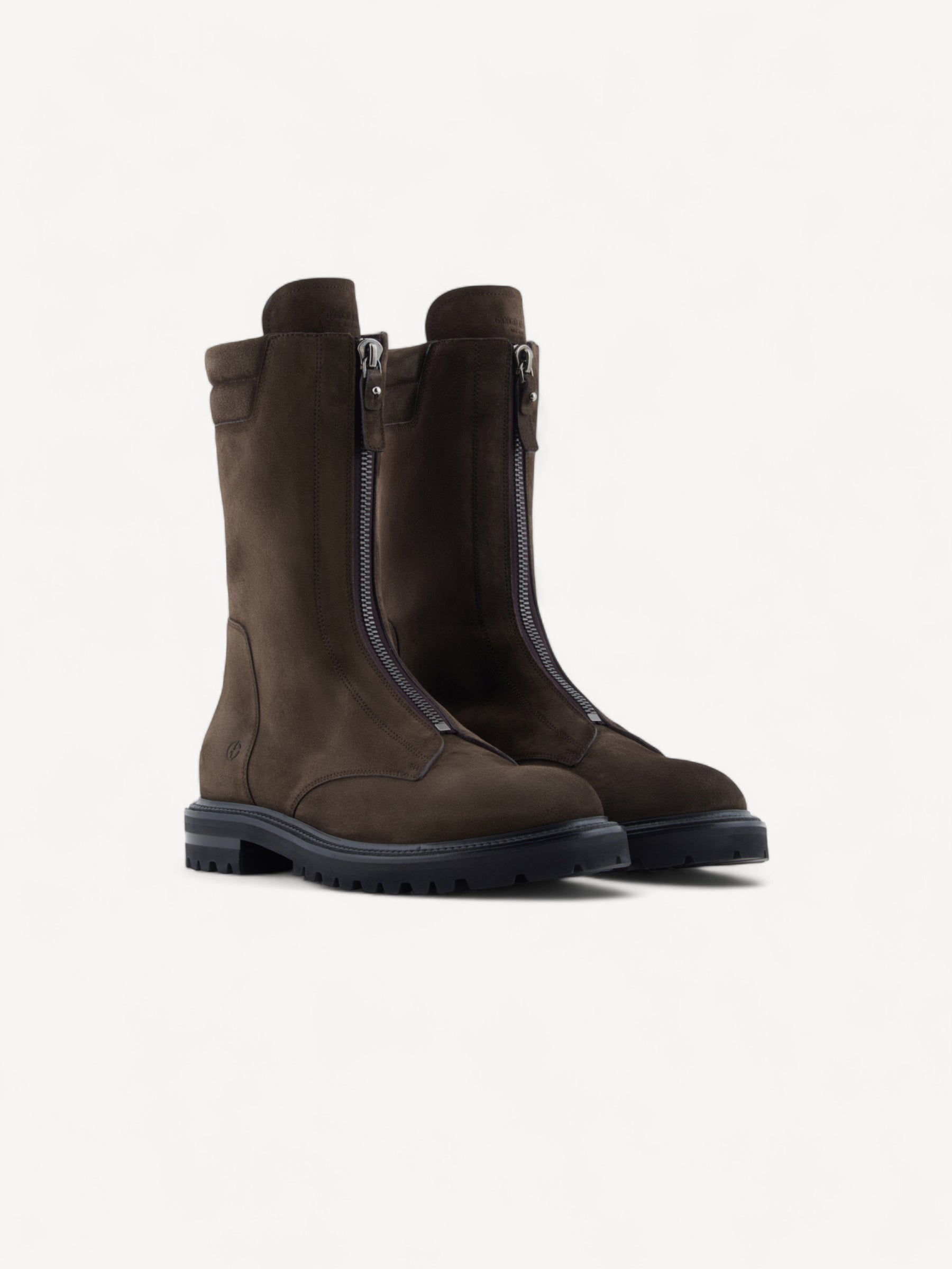 Calf Leather Boots - Brown