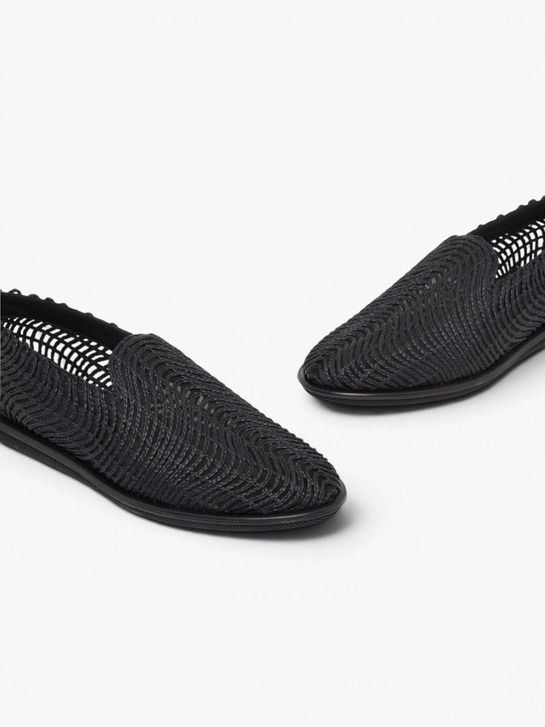 Woven Slipper - Nero
