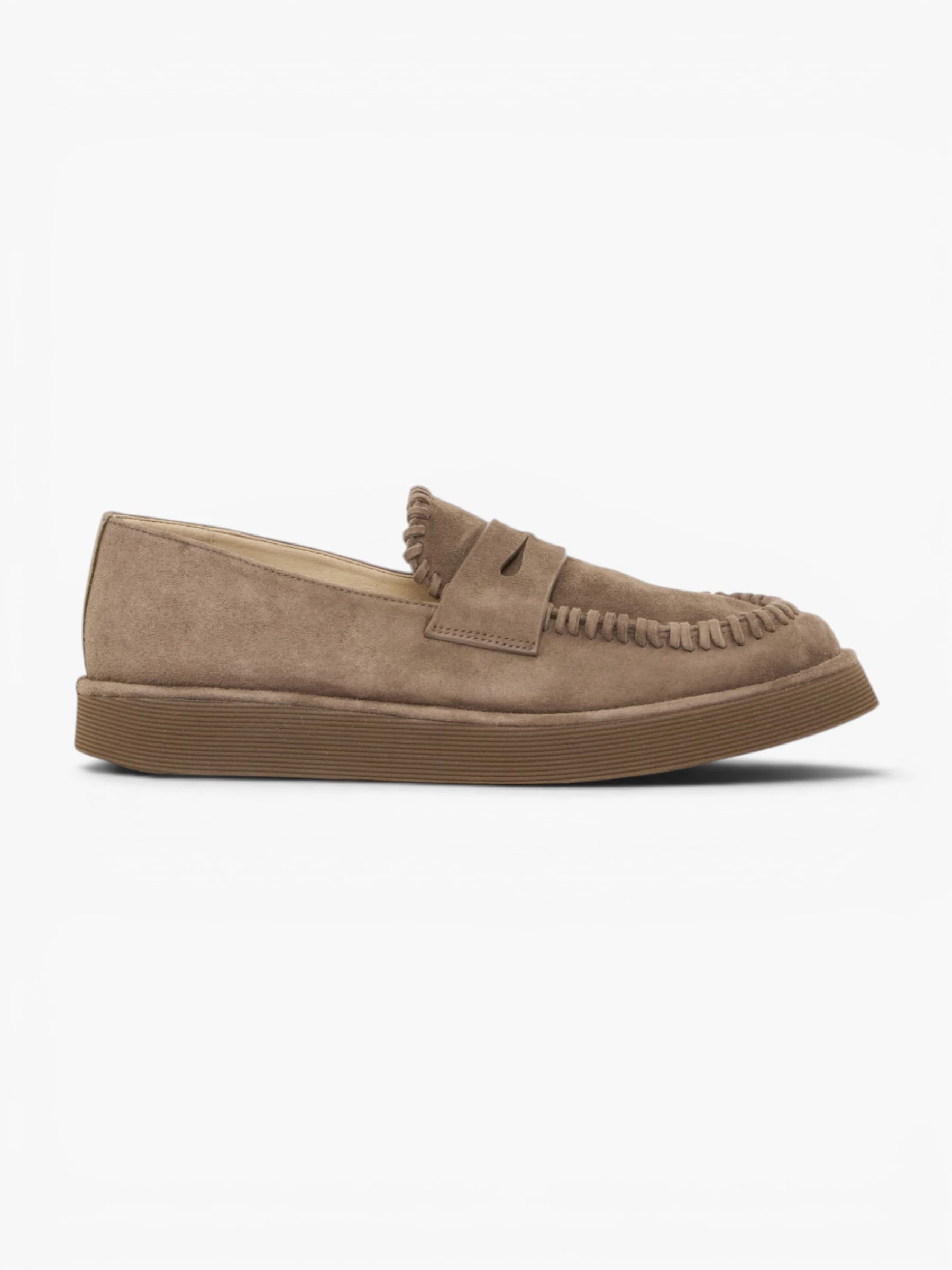 Suede Loafers - Licht beige