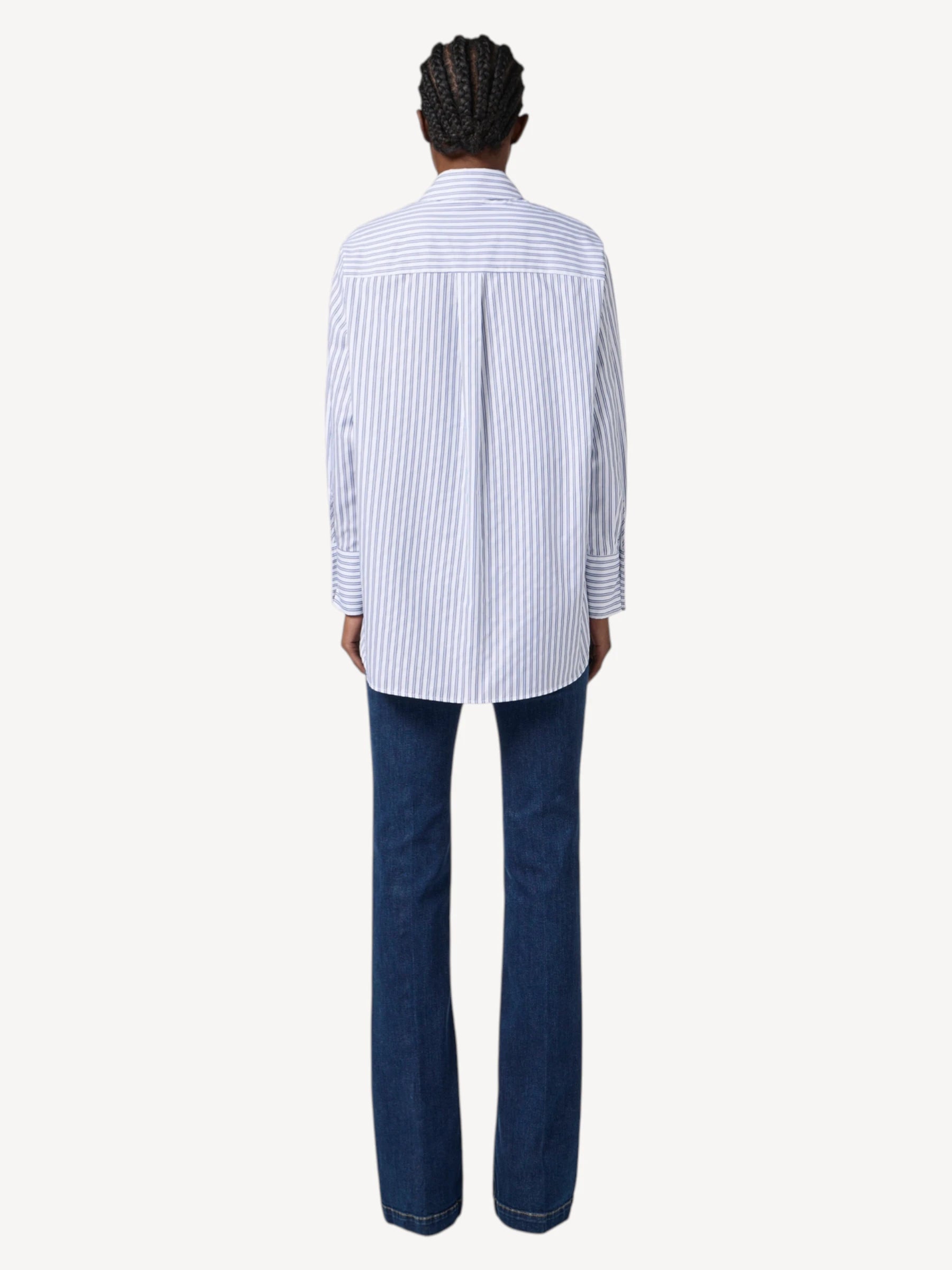 Poplin Blouse - Lichtblauw