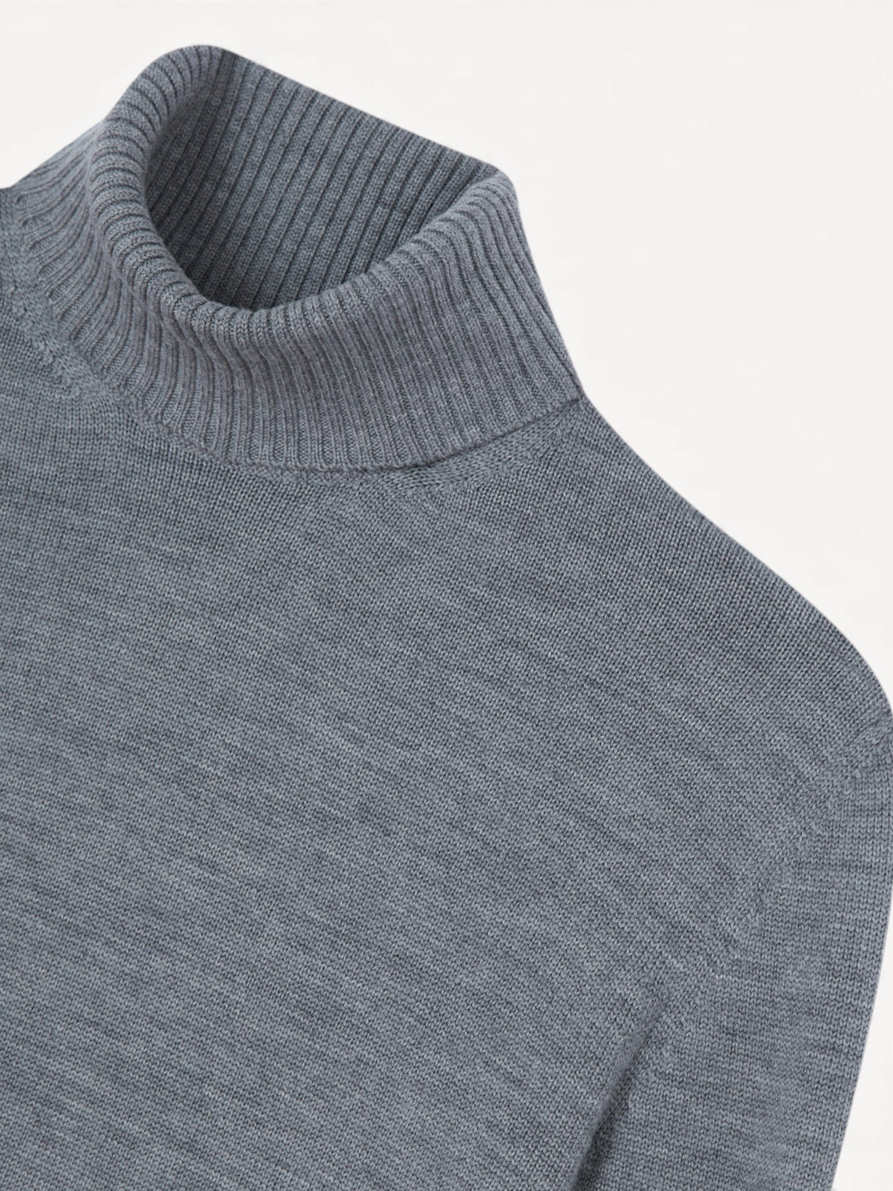 Soft-touch Wool Turtleneck - Grijs