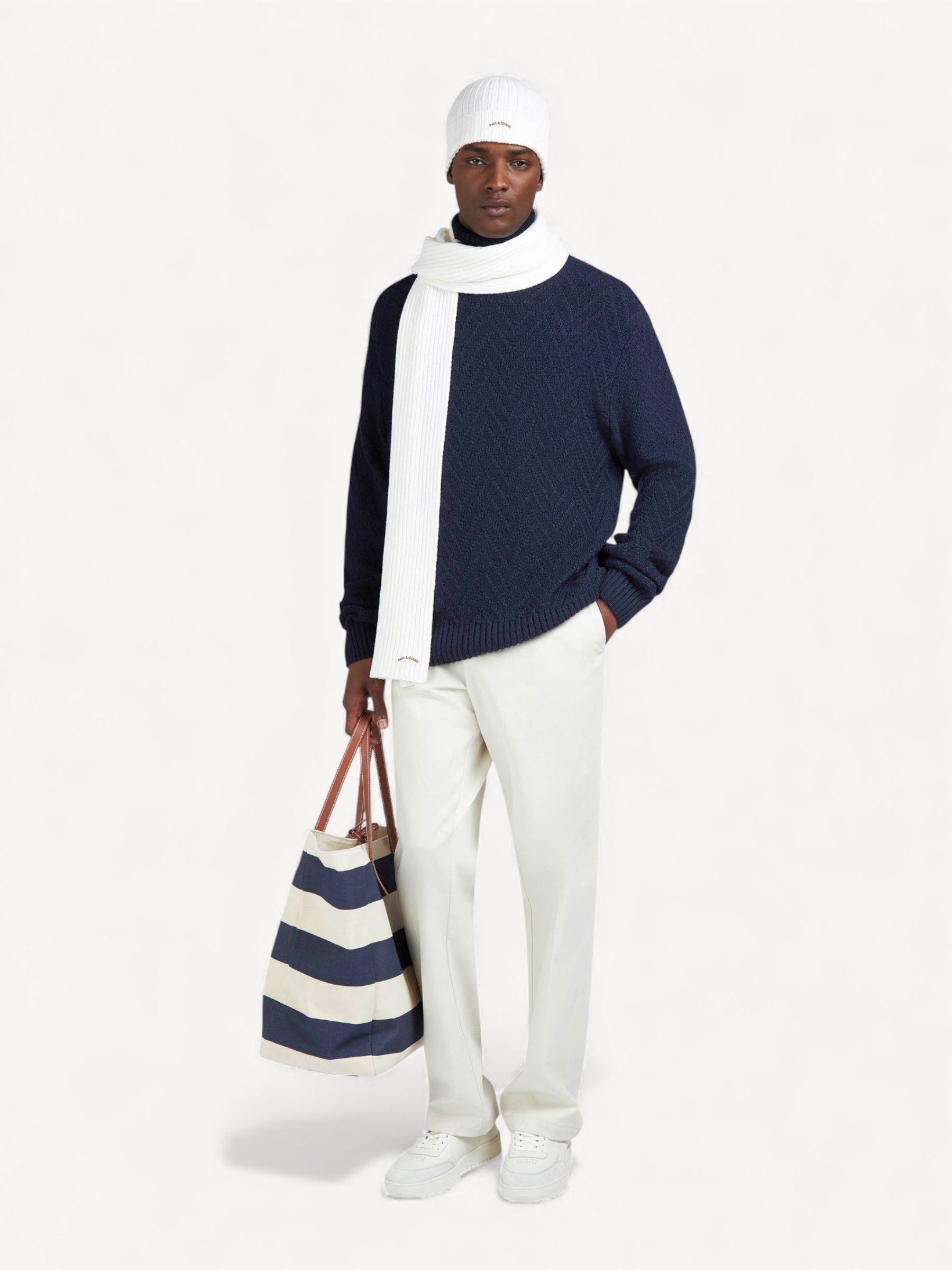 Merino Turtleneck Sweater - Donkerblauw