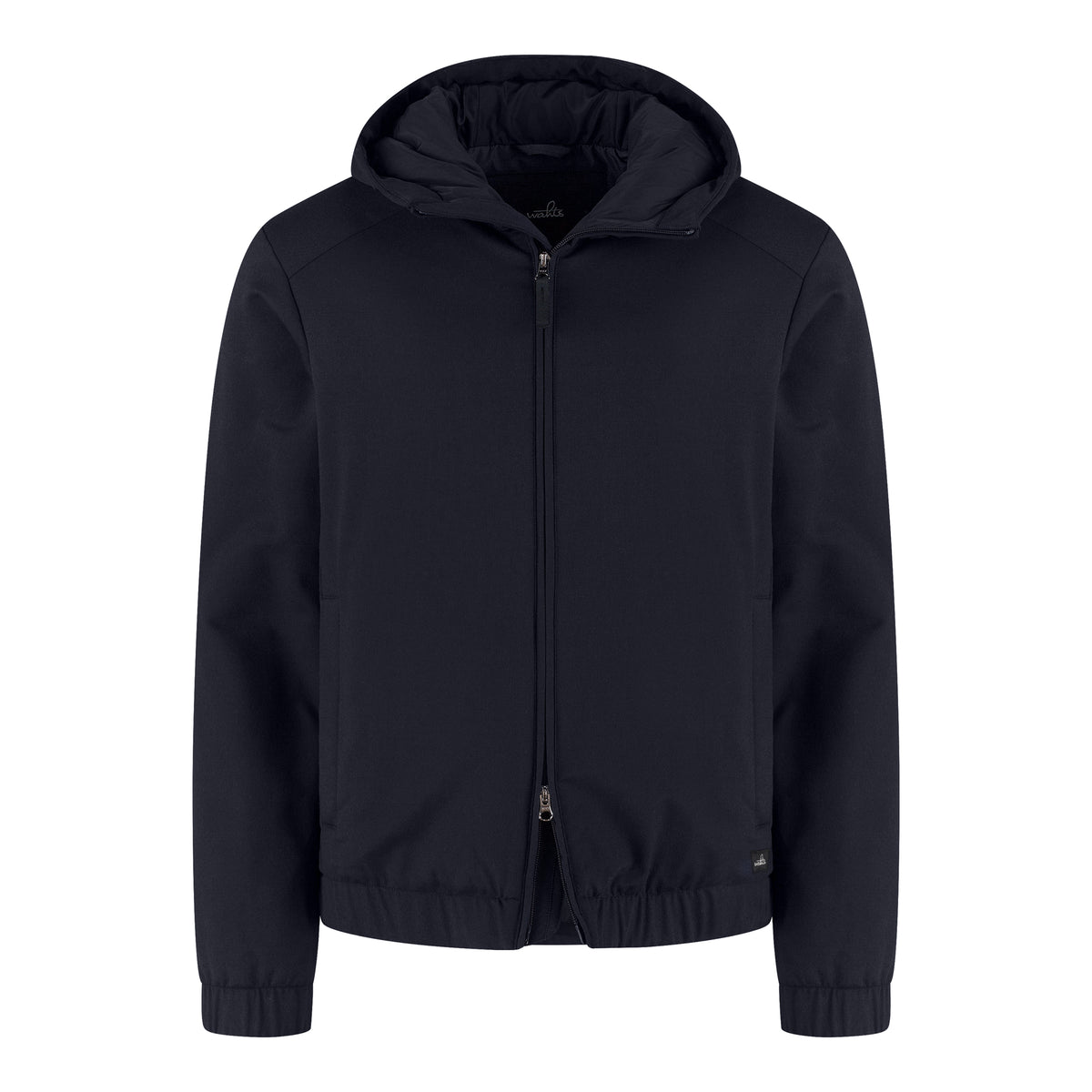 Wahts Rodan Soft Wool Hooded Commuter Jas - Donkerblauw