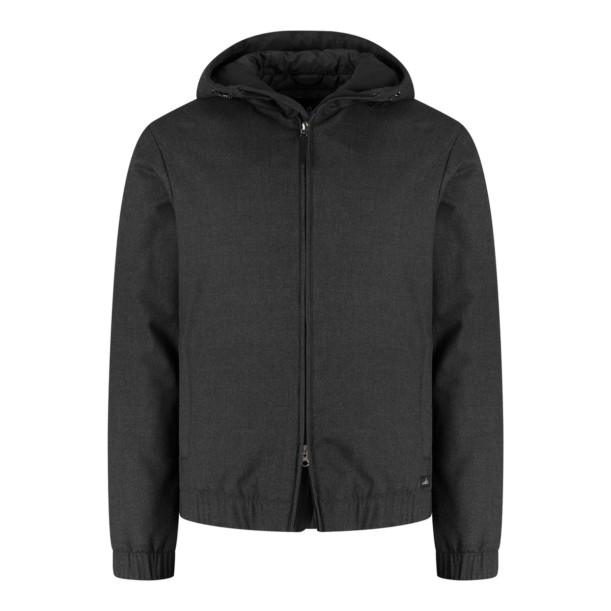 Wahts Rodan Soft Wool Hooded Commuter Jacket - Antraciet