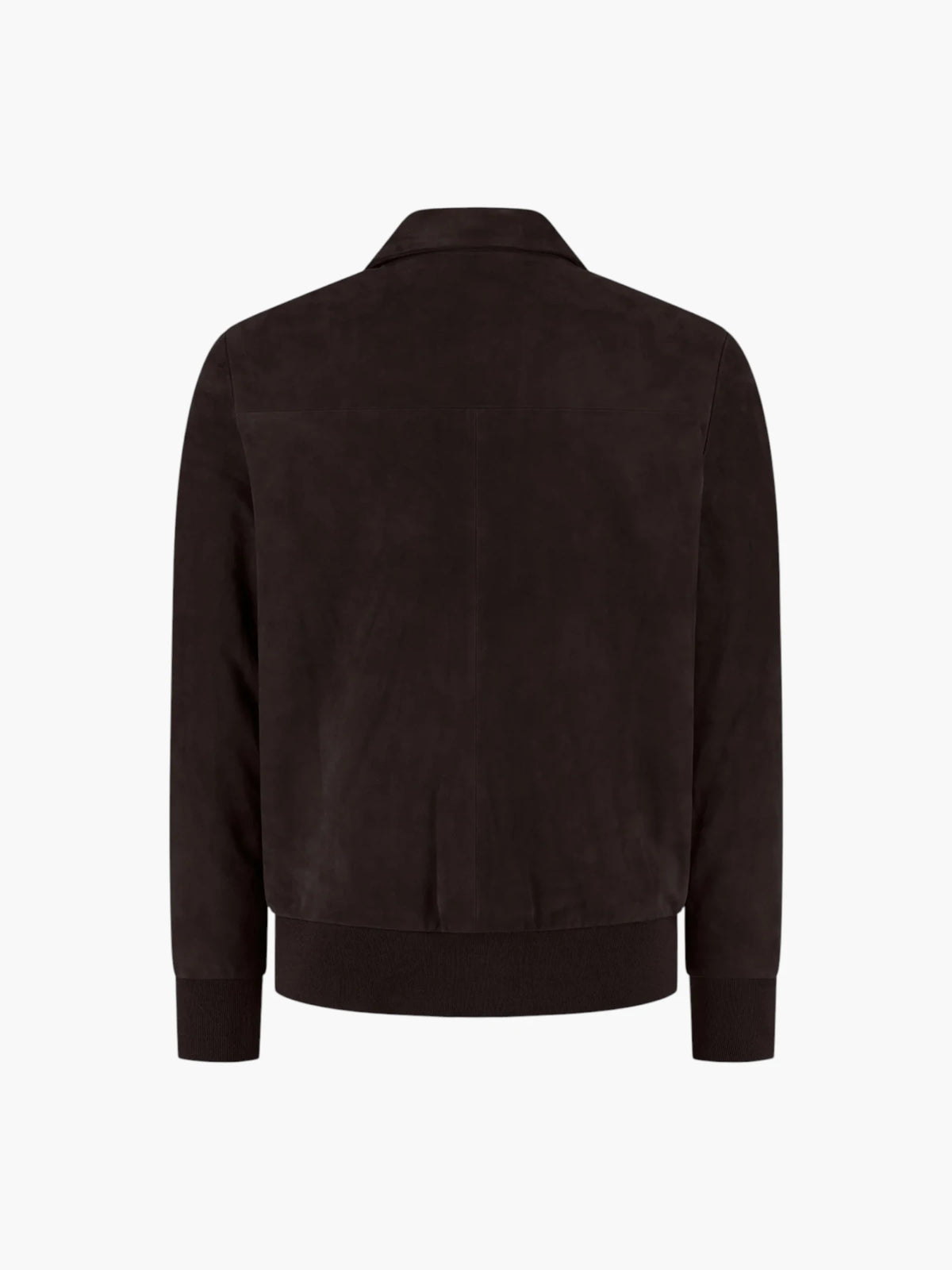 Wahts Barnes Soft Suede City Jacket - Donkerbruin