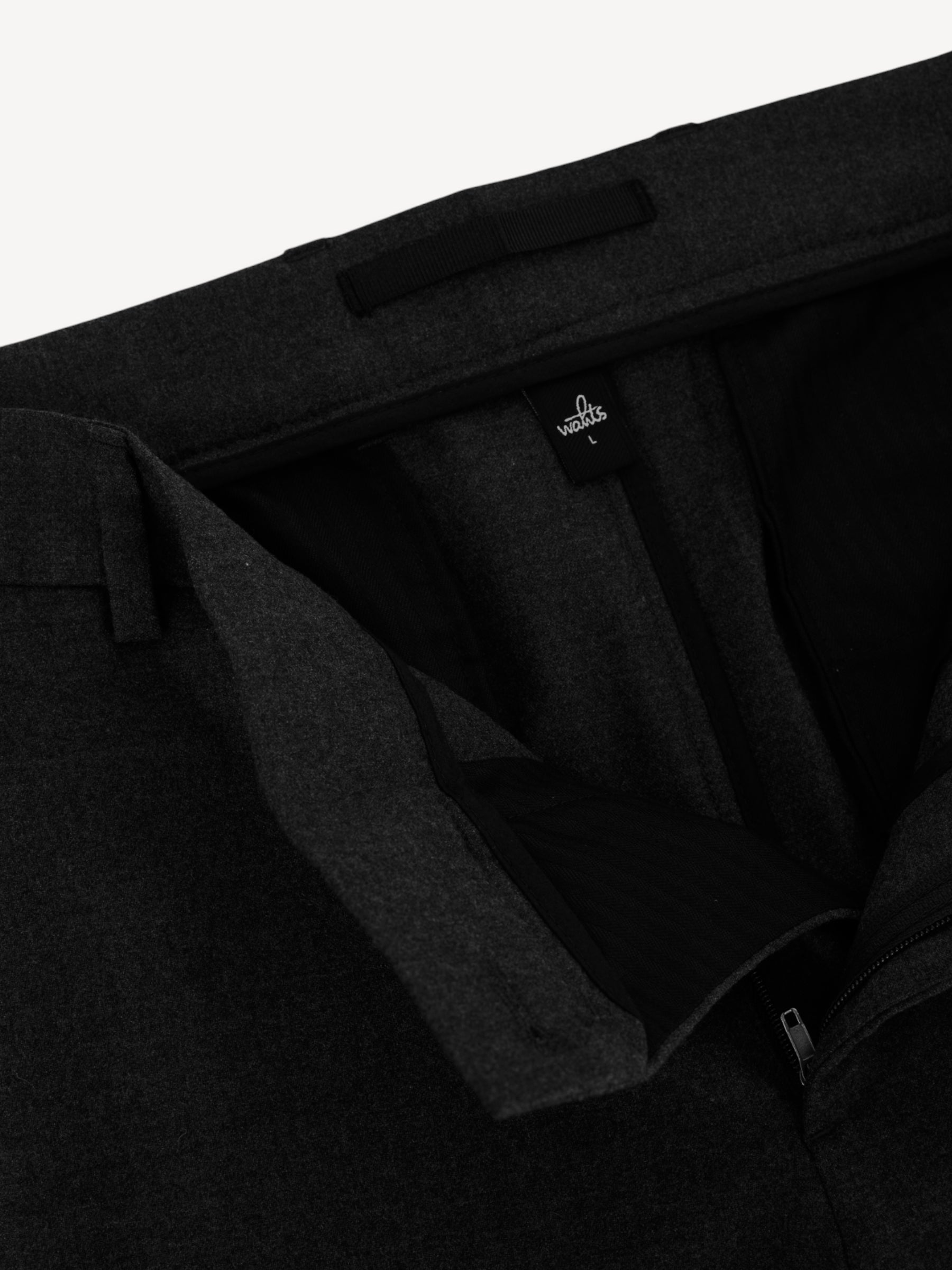 Brett Tech Stretch Wool Pants - Zwart