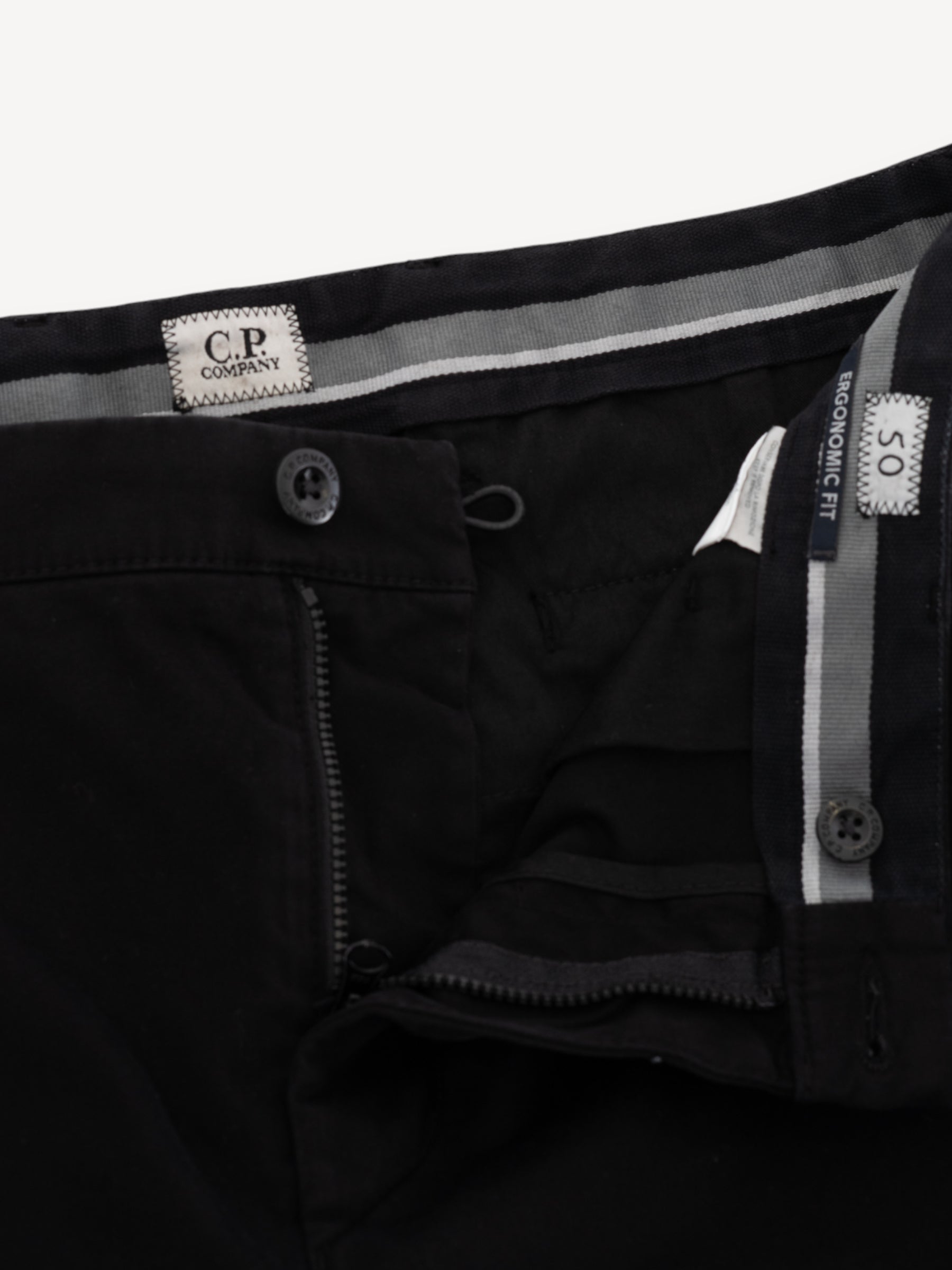 Stretch Satijn Cargo Pants - Zwart