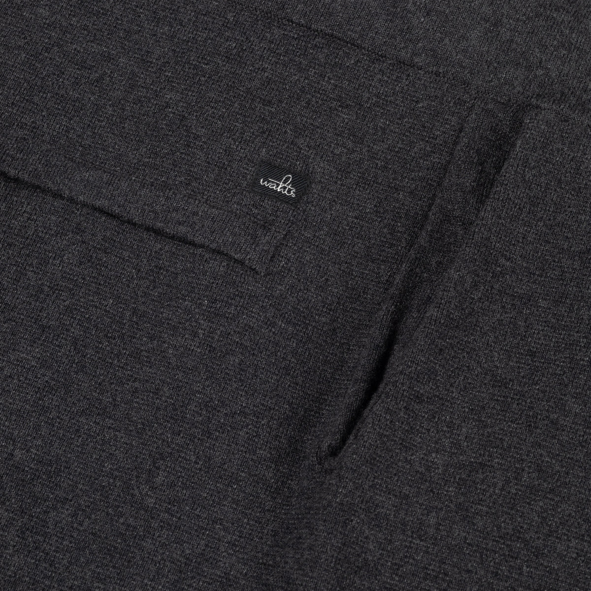 Wahts Caiden Cotton Merino Knitted Loungepants - Antraciet