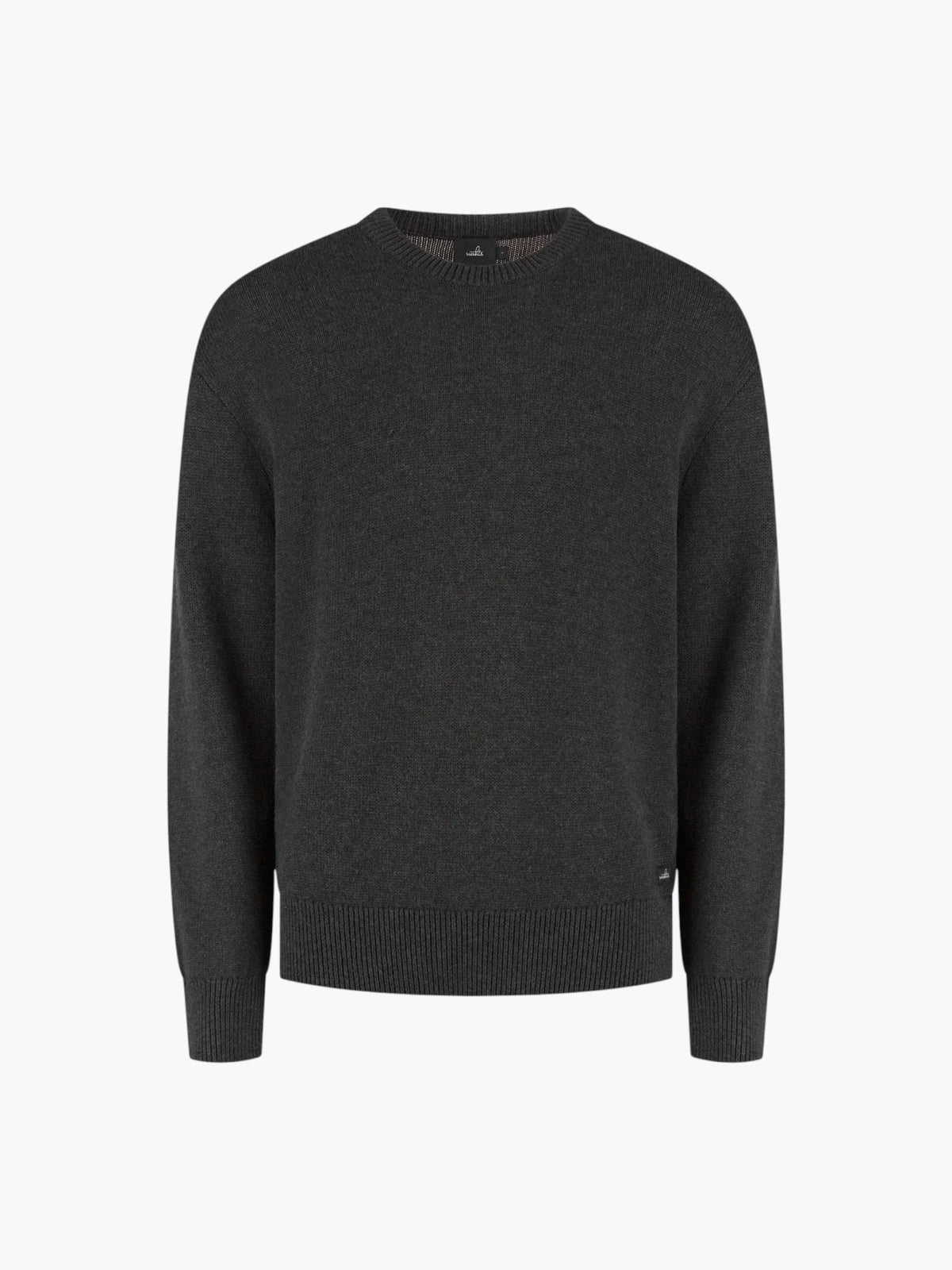 Wahts Burns Cotton Merino Heavy Knit Pullover - Antraciet