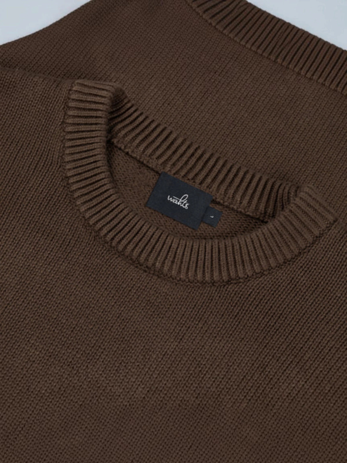 Wahts Burns Cotton Merino Heavy Knit Pullover - Donkergroen