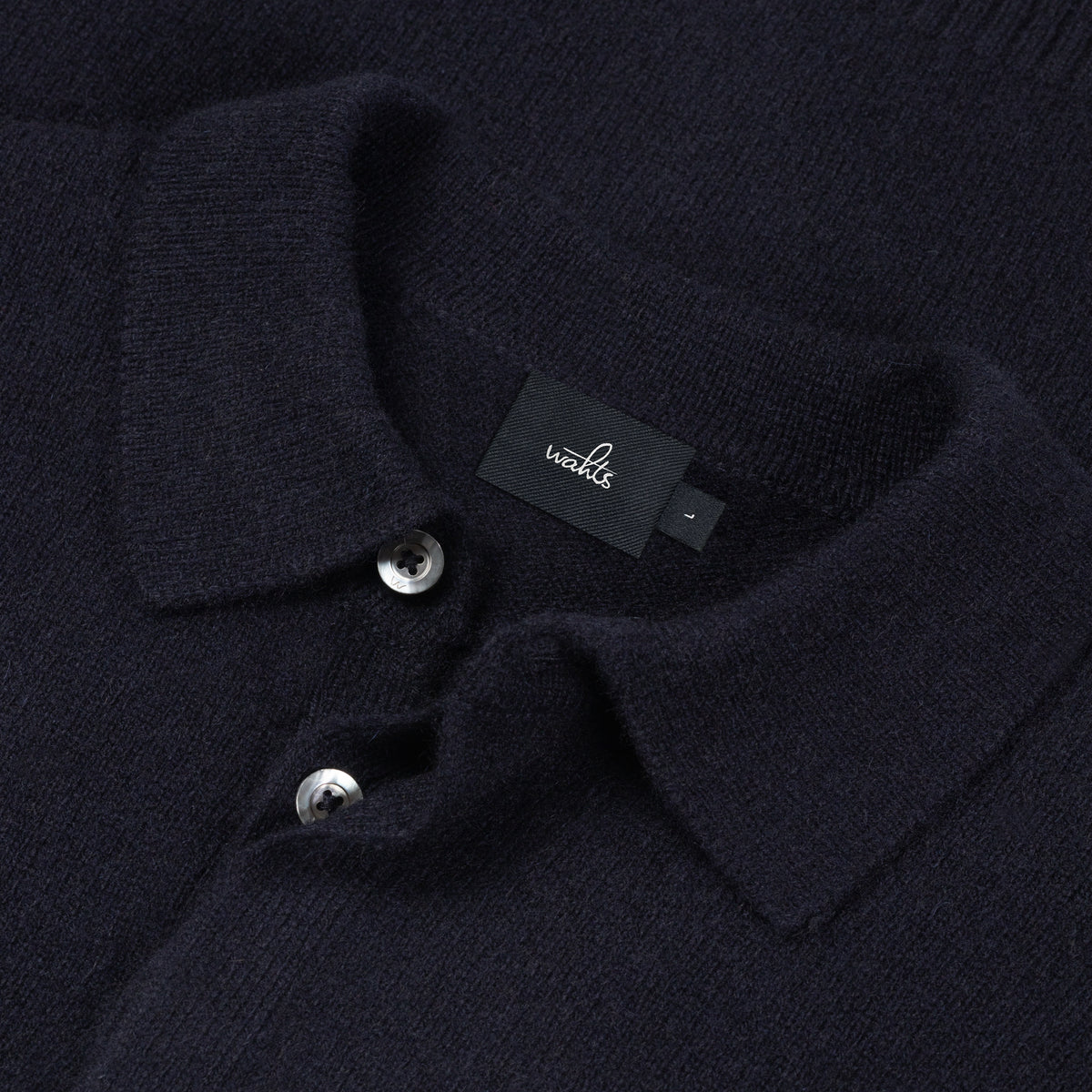 Royal Cashmere Polo Shirt - Night Blue
