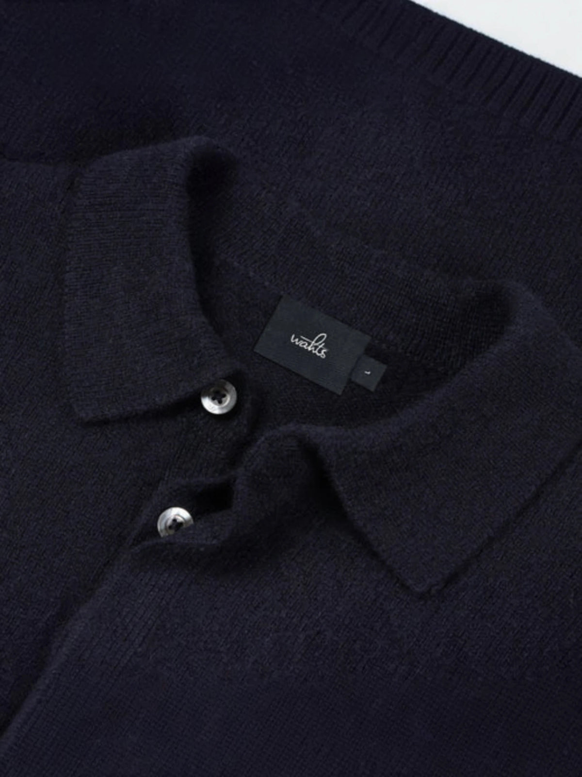 Royal Cashmere Polo Shirt - Night Blue