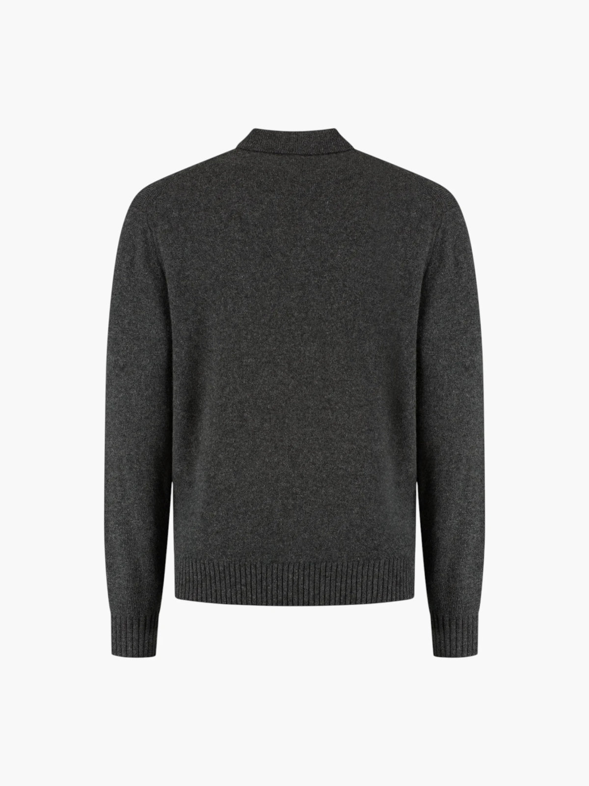 Royal Cashmere Polo Shirt - Anthracite Melange