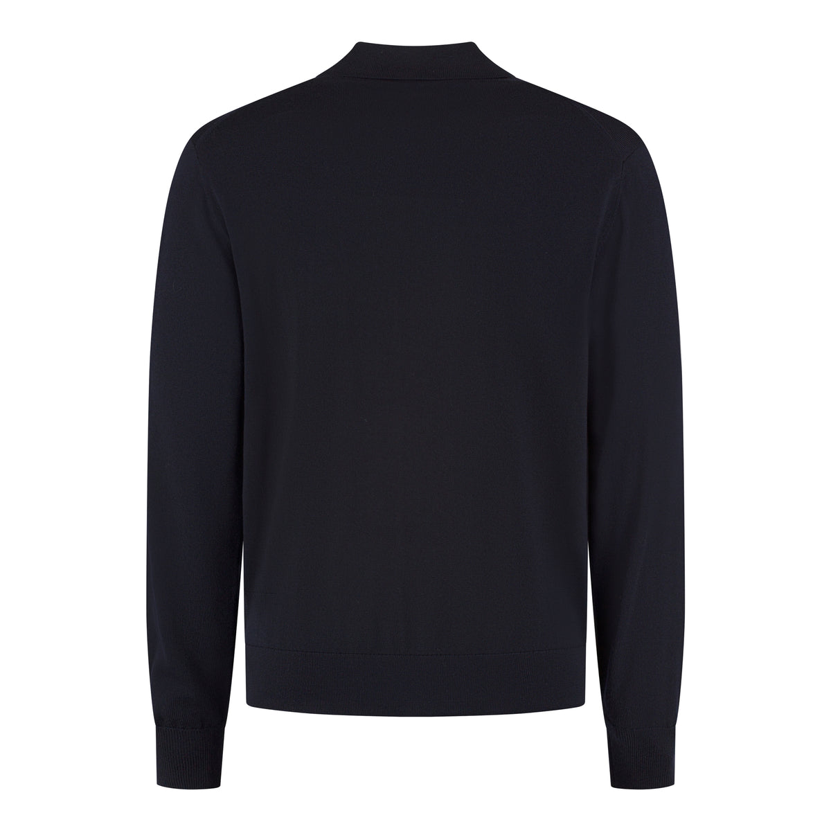 Extrafine Merino Polo Shirt - Night Blue