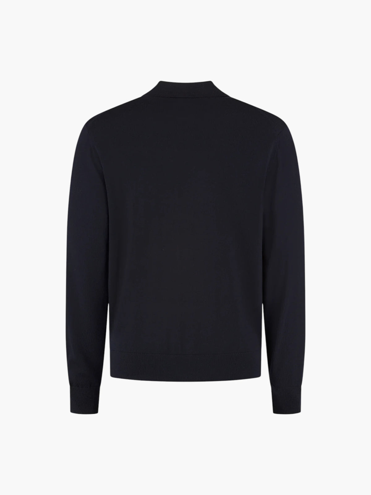 Extrafine Merino Polo Shirt - Night Blue