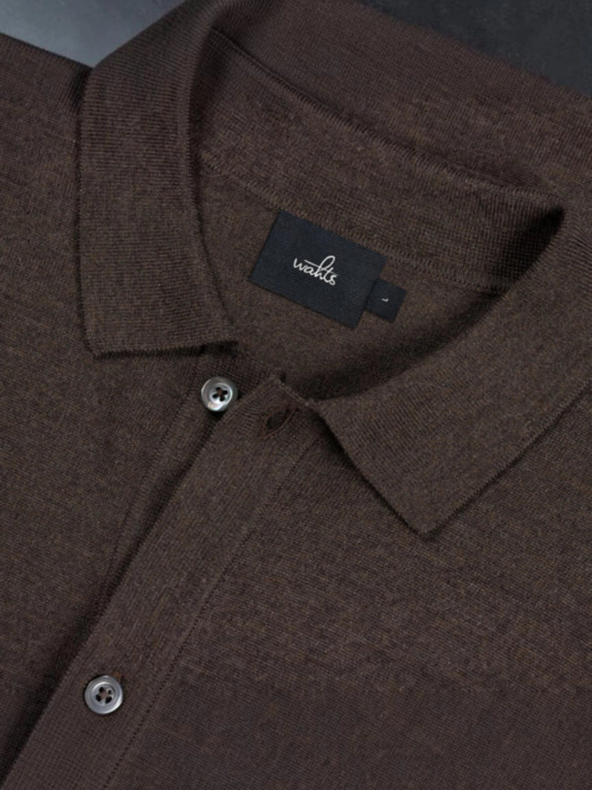 Extrafine Merino Cardigan - Dark Brown Melange