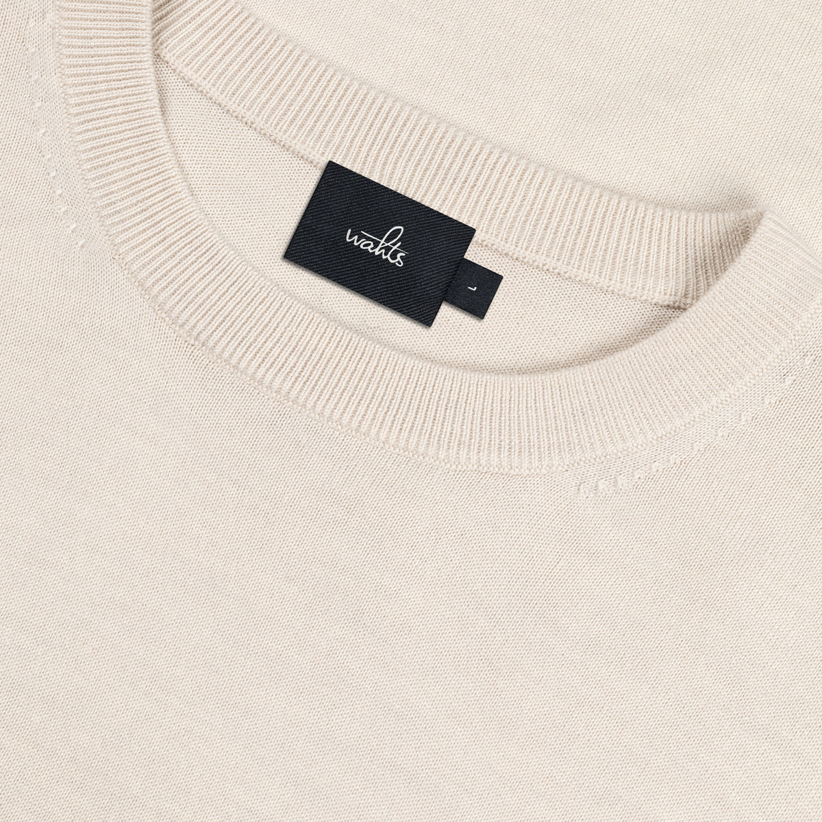Extrafine Merino Crewneck Pullover - Winter White