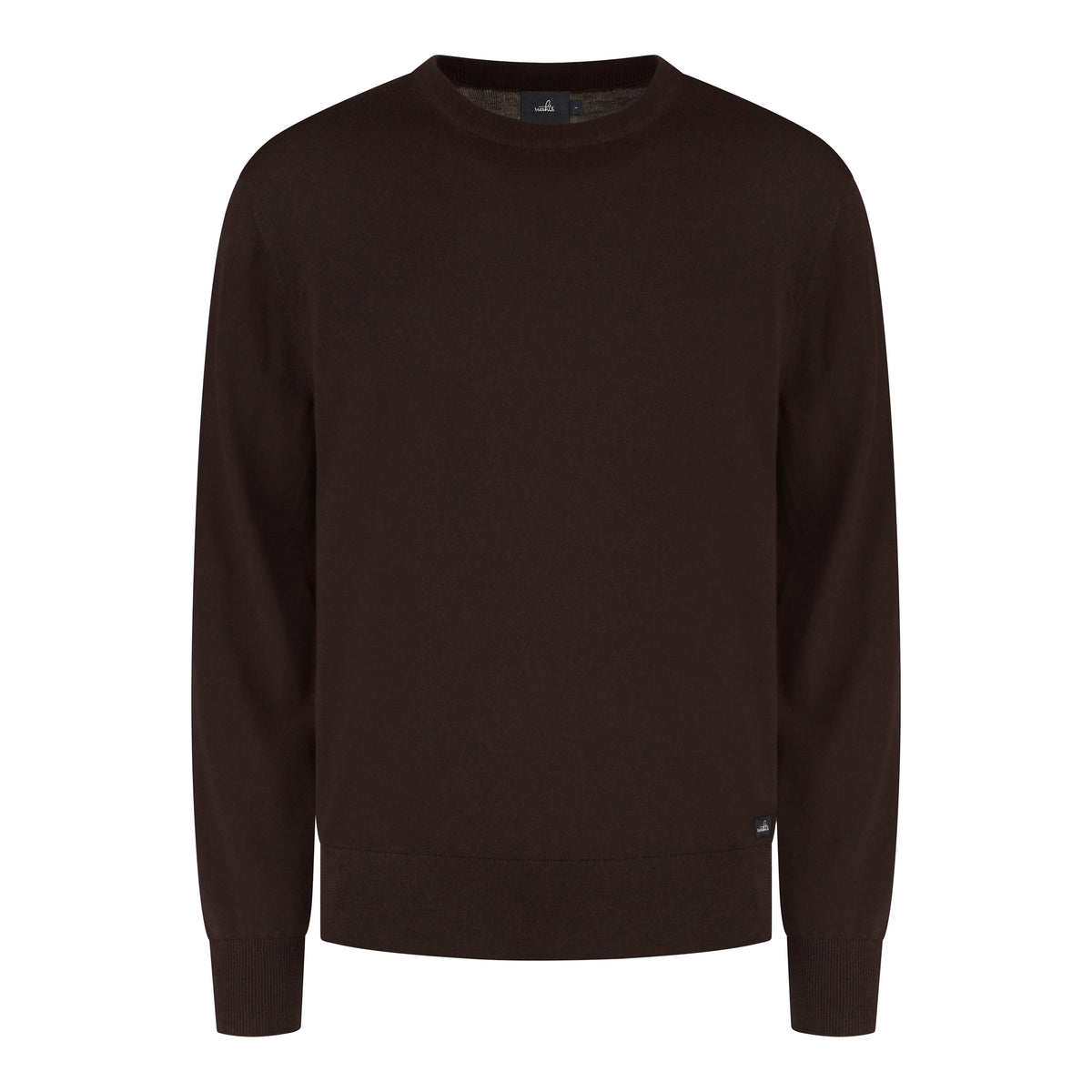 Extrafine Merino Crewneck Pullover - Burgundy Melange