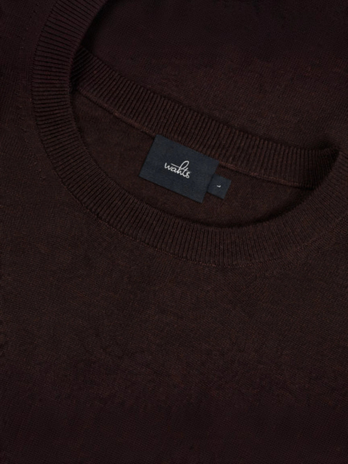Extrafine Merino Crewneck Pullover - Burgundy Melange
