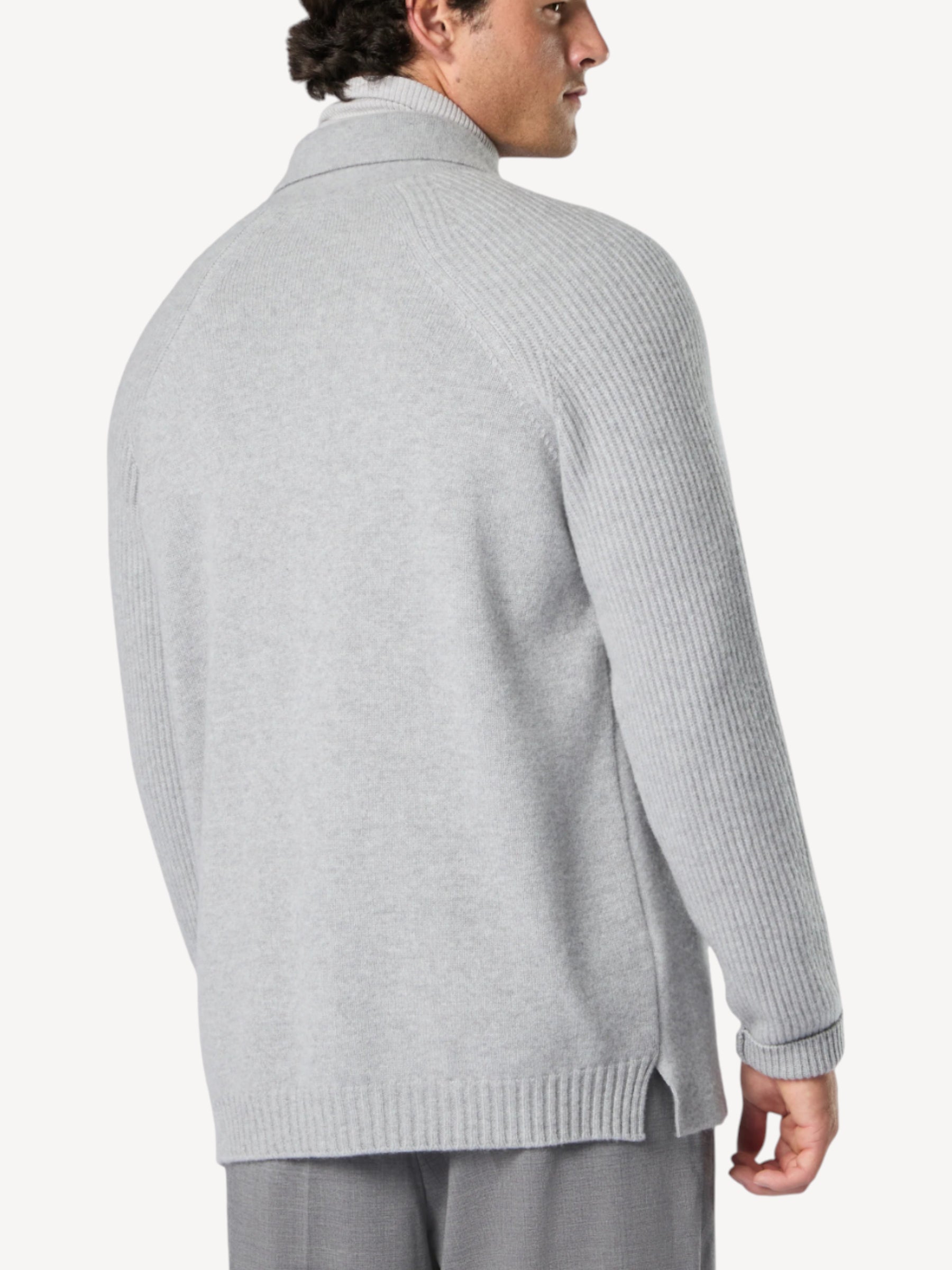 Felted Overshirt - Grijs