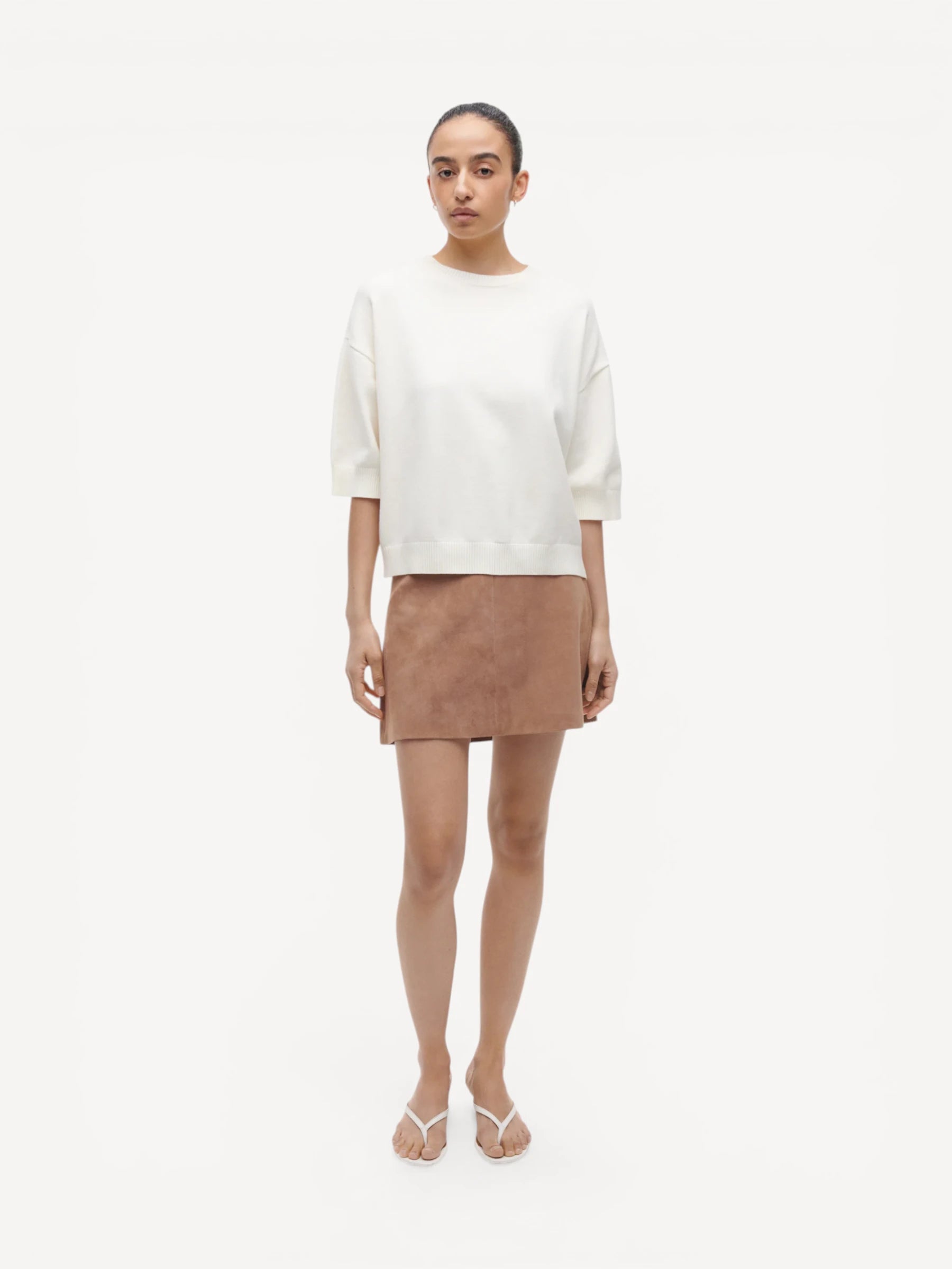 Isidre Knit Sweater - Ecru