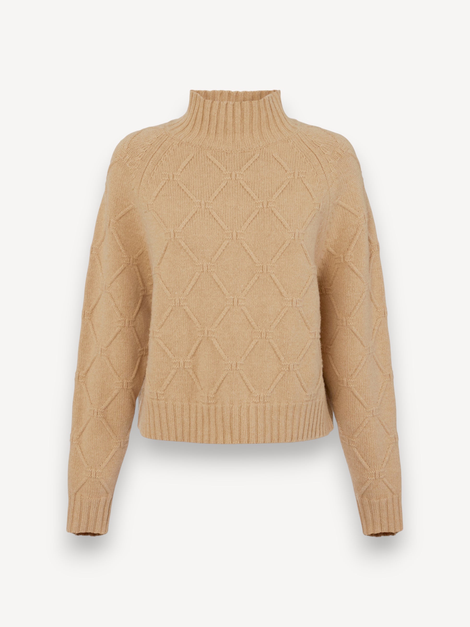 Jacquard Pullover - Camel