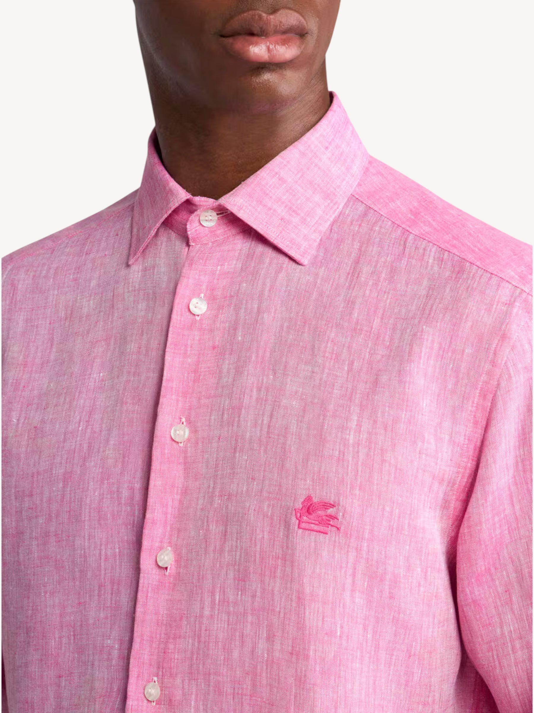 Linnen Shirt - Fuchsia