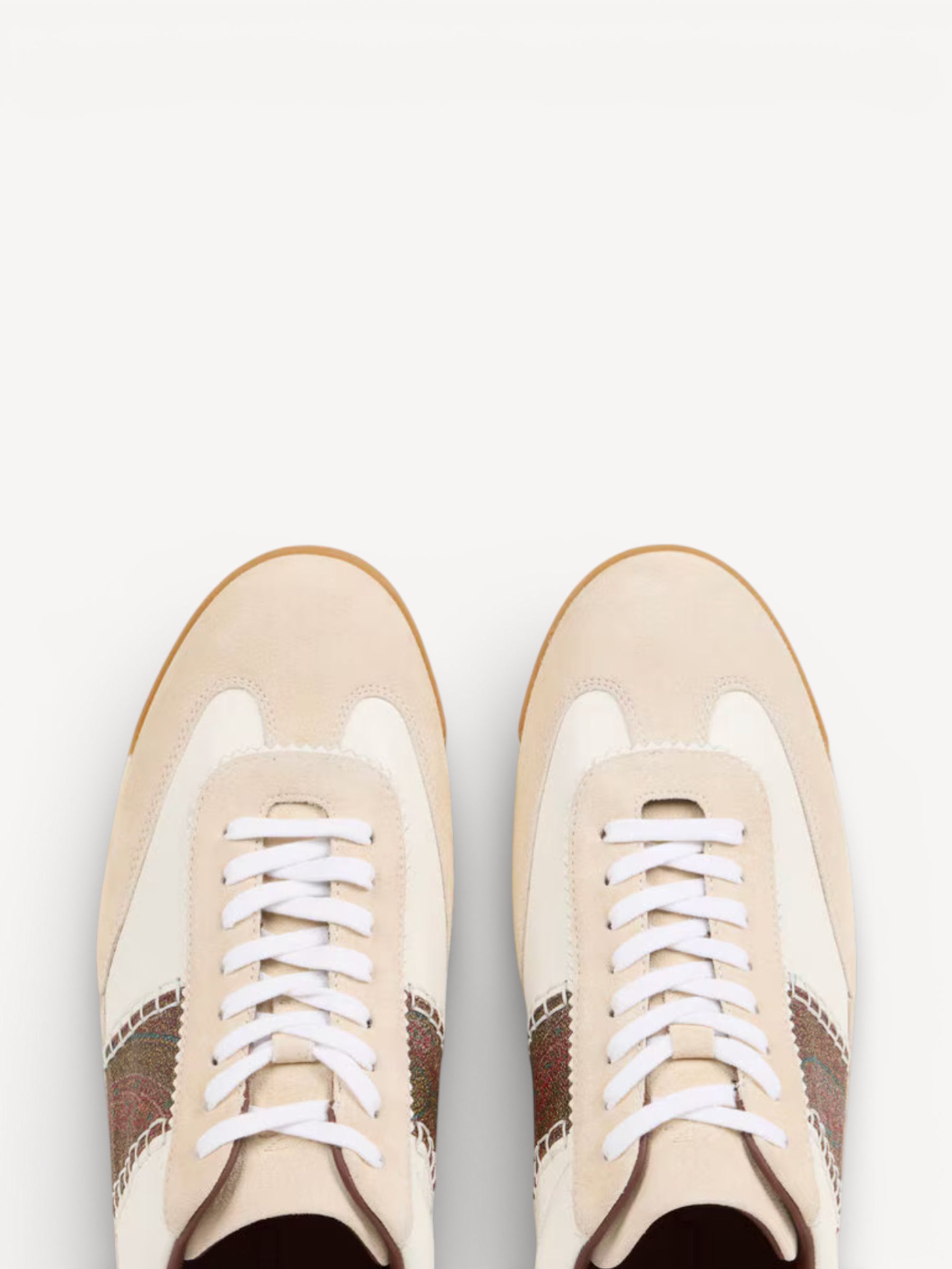 Leather Sneaker - Cream