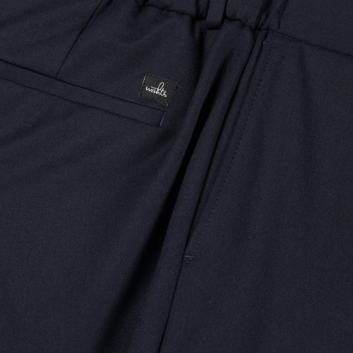 Wahts Soft Wool Travel Trousers - Deep Navy