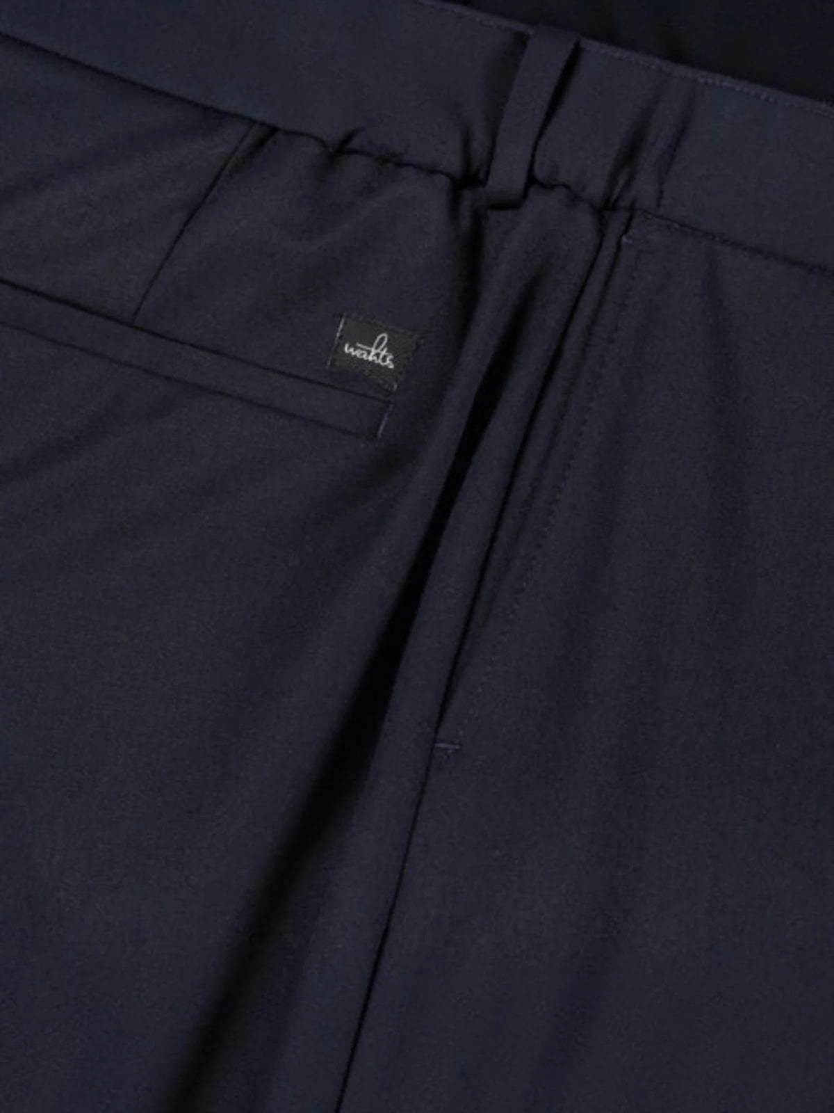 Wahts Soft Wool Travel Trousers - Deep Navy