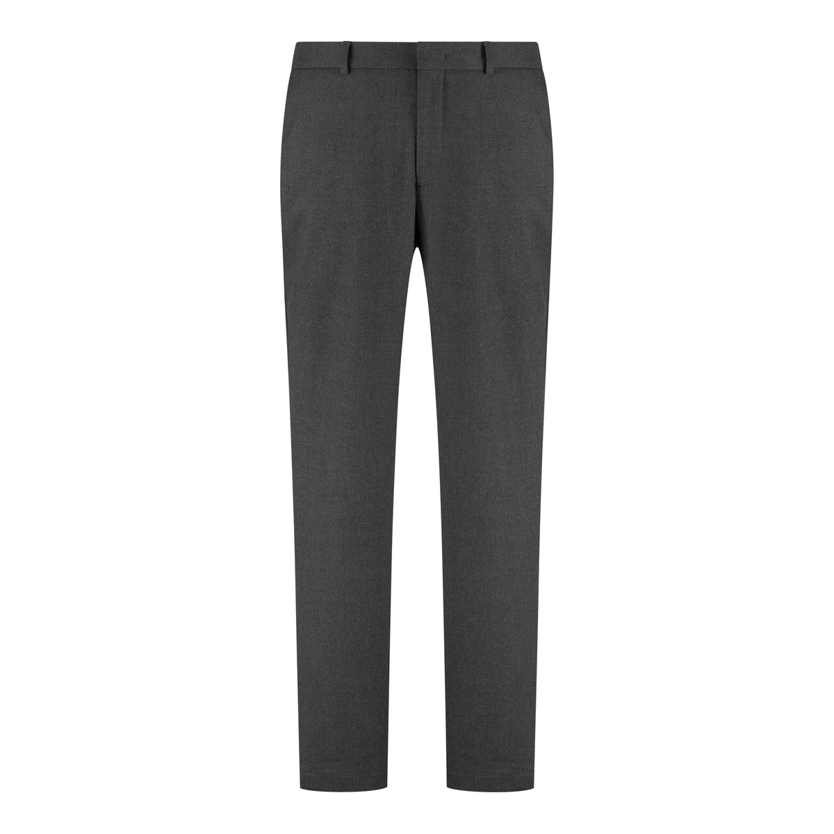 Wahts Soft Wool Travel Trousers - Anthracite Melange