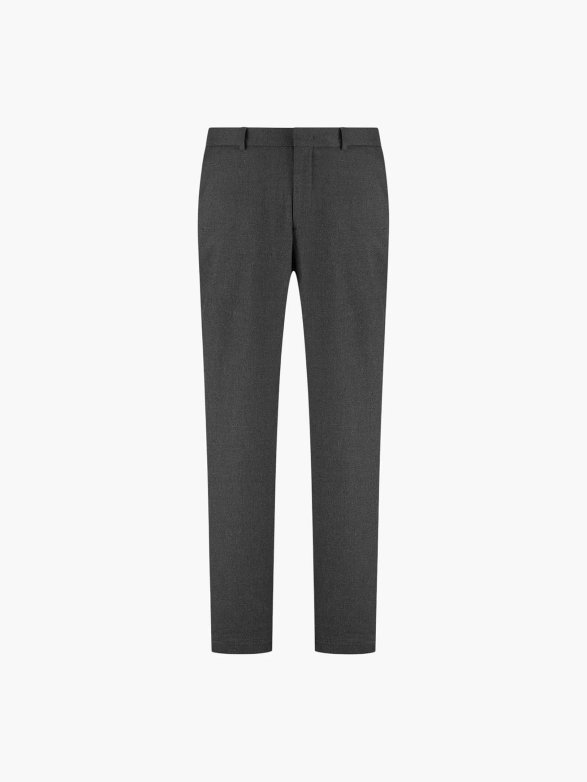 Wahts Soft Wool Travel Trousers - Anthracite Melange