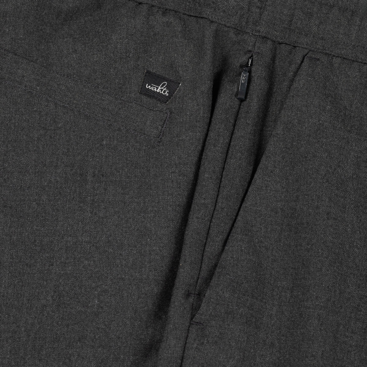 Ronan Wool Trousers - Anthracite Melange