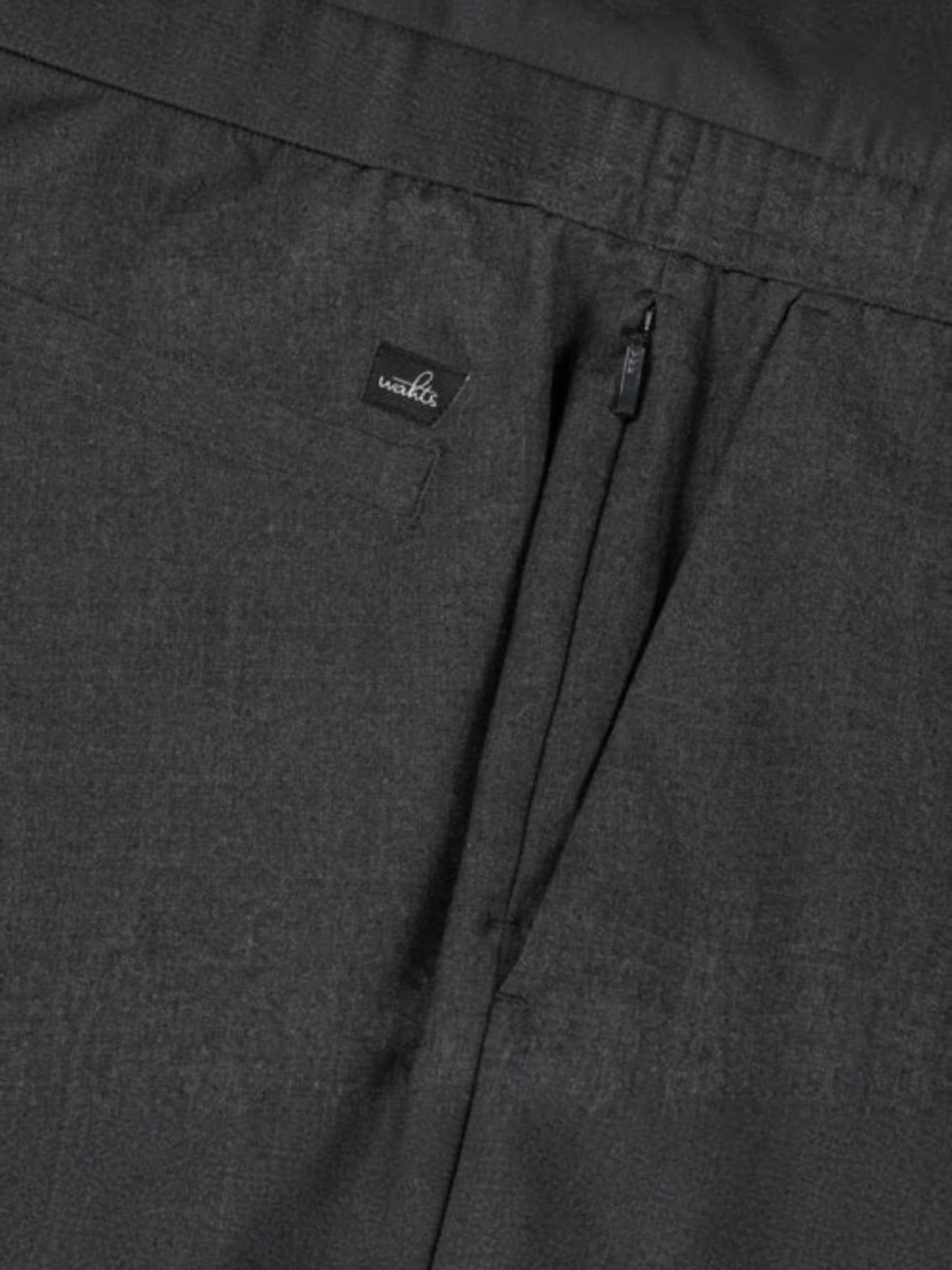 Ronan Wool Trousers - Anthracite Melange