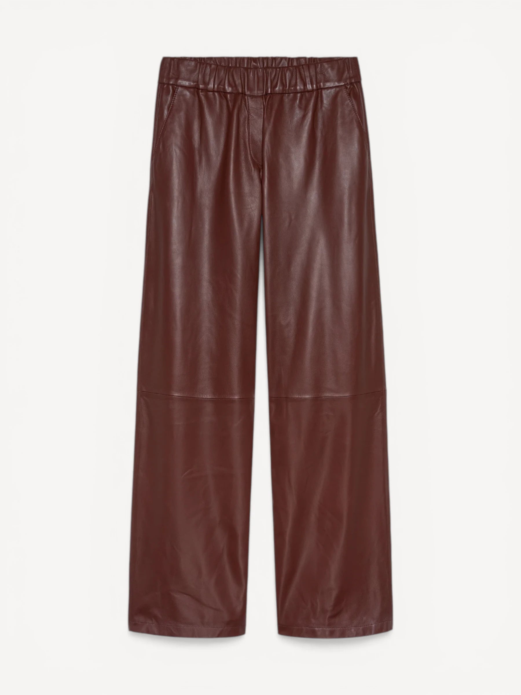 Thalina Sheep Soft Waxed Pants - Mahony