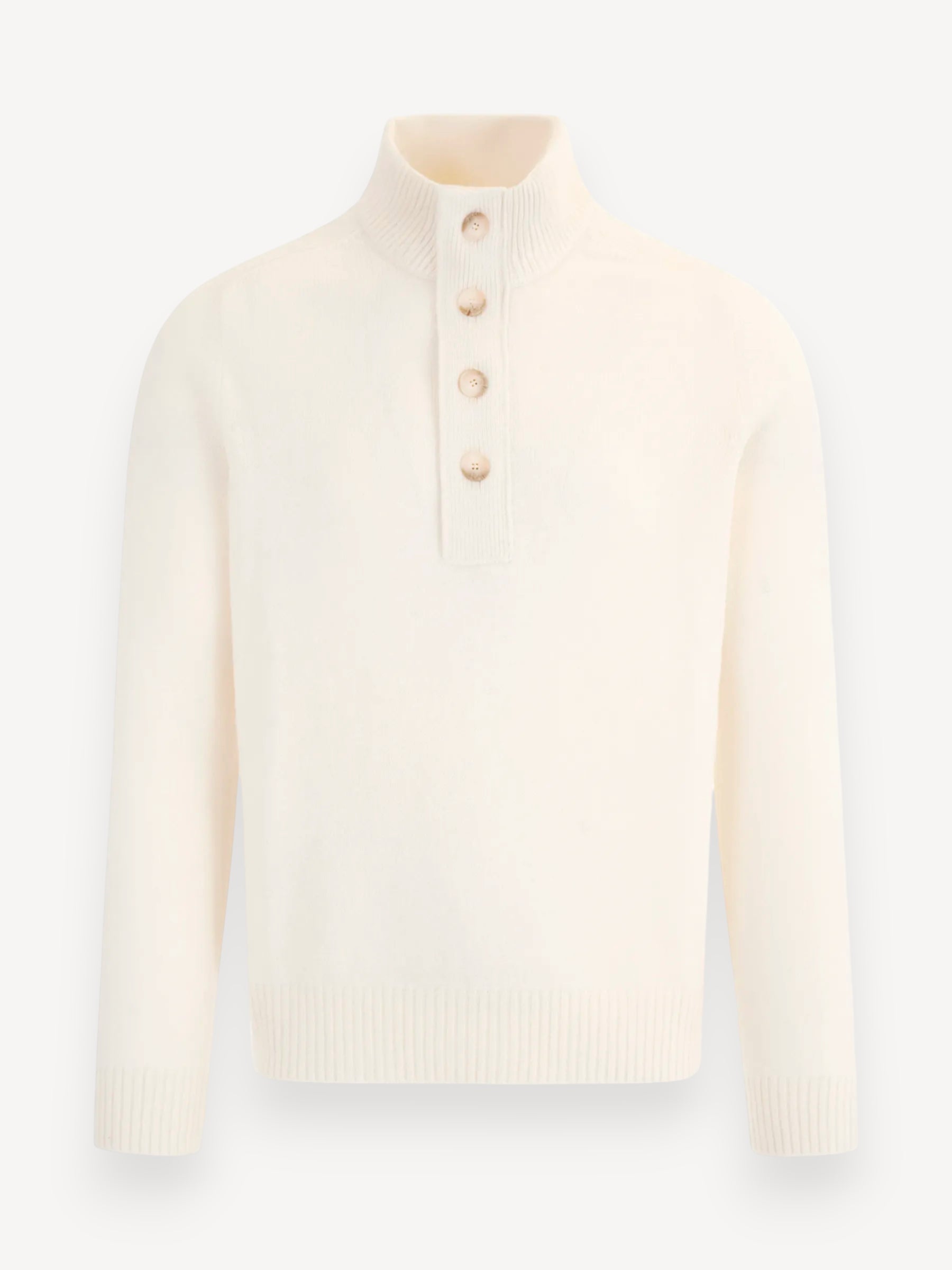 Half-Zip Sweater - Ecru