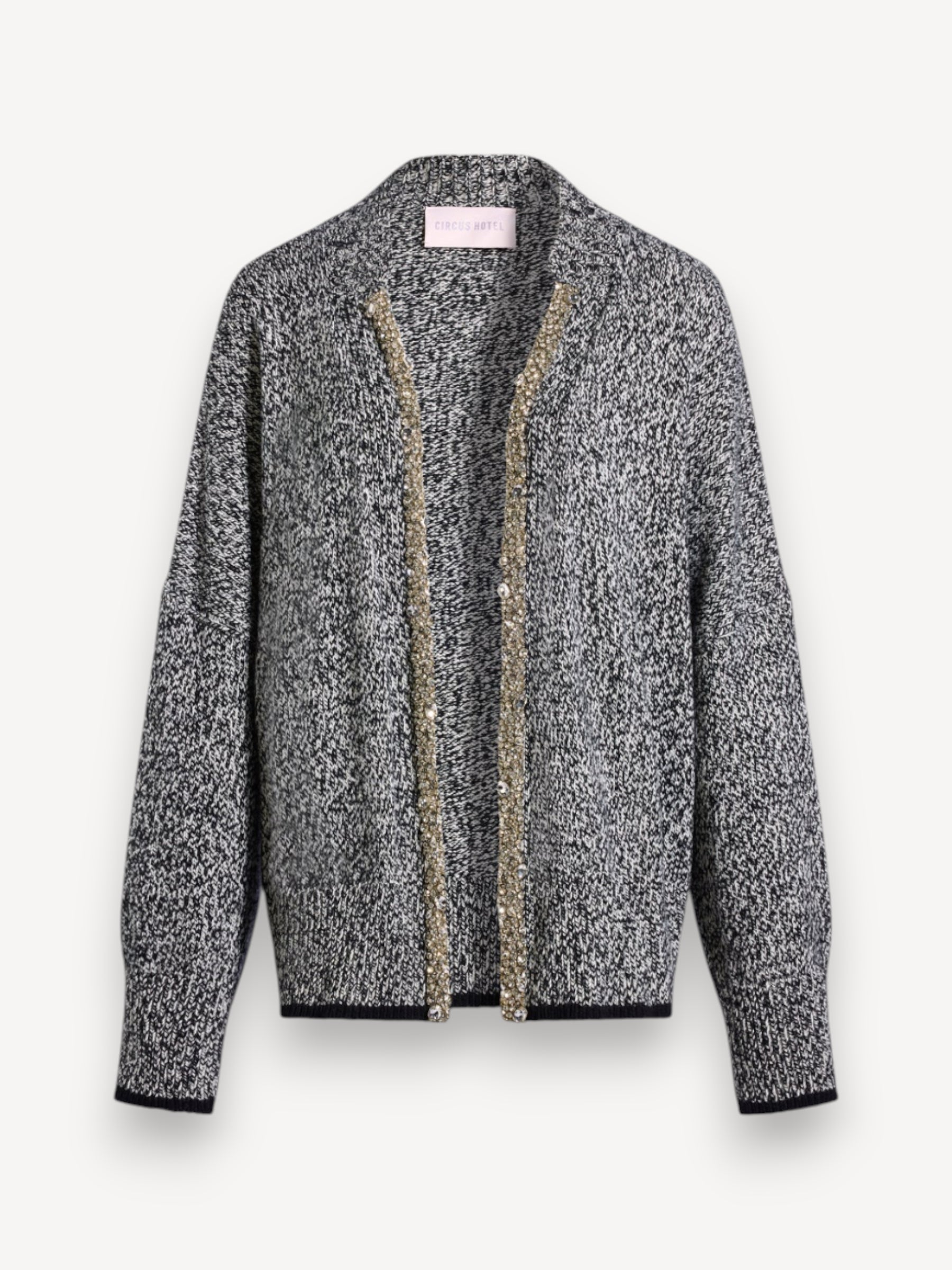 Cashmere Blend Cardigan - Grijs