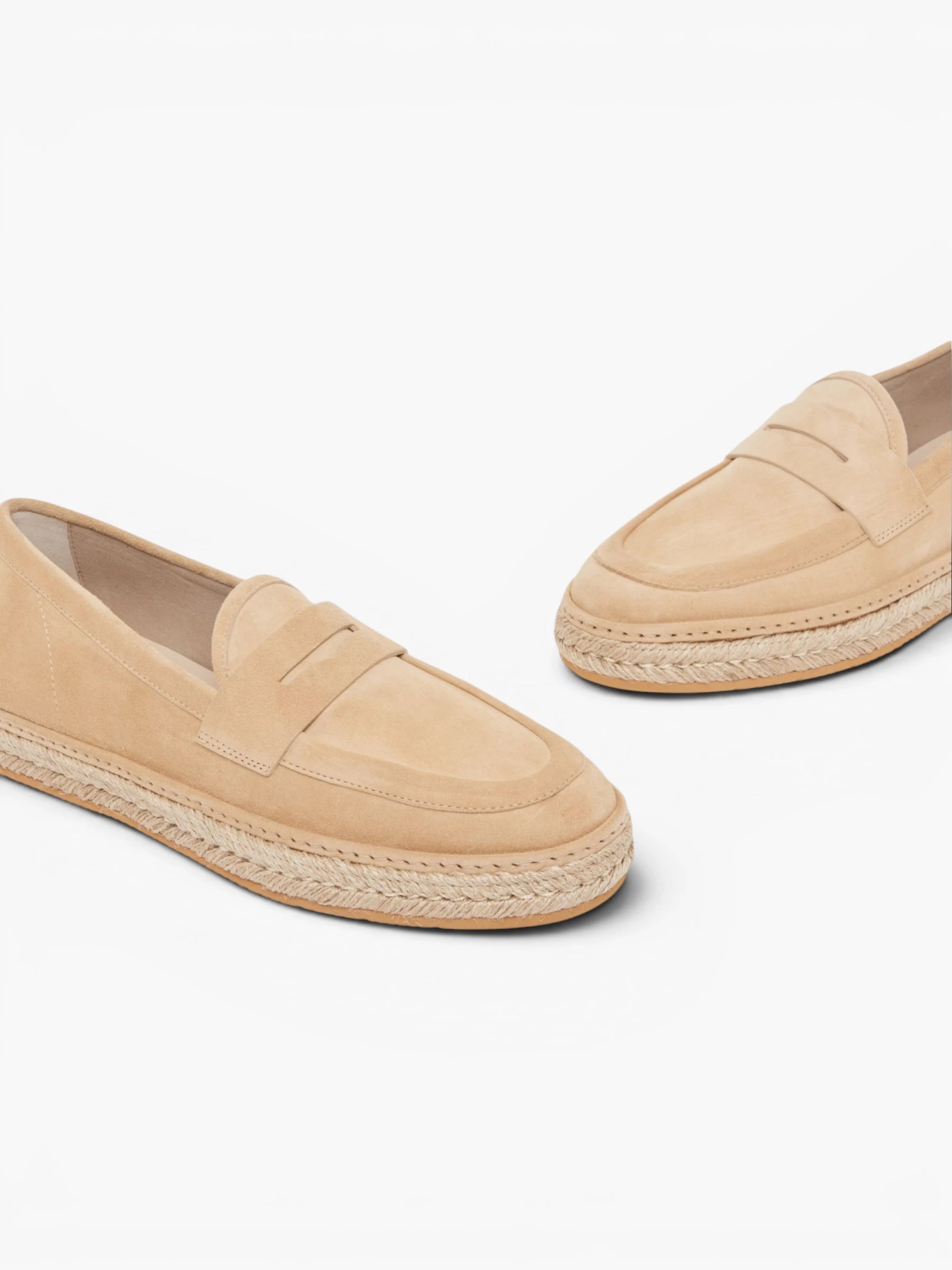 Leather Loafer - Beige