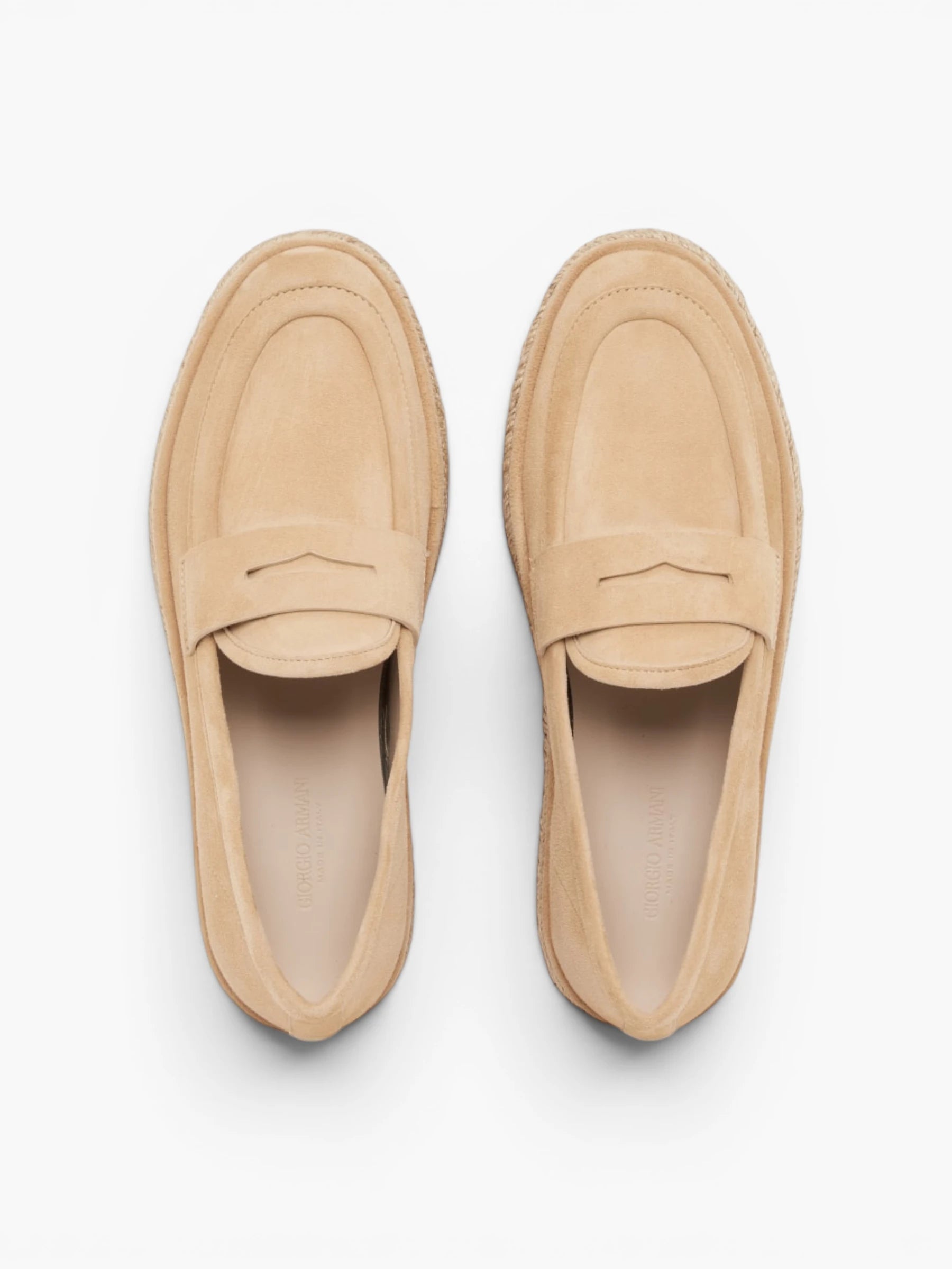 Leather Loafer - Beige