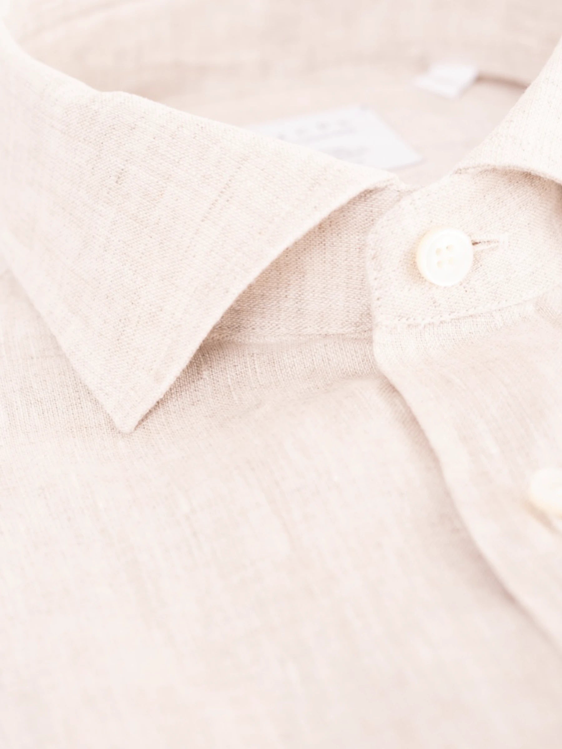 Linnen Shirt - Licht Beige